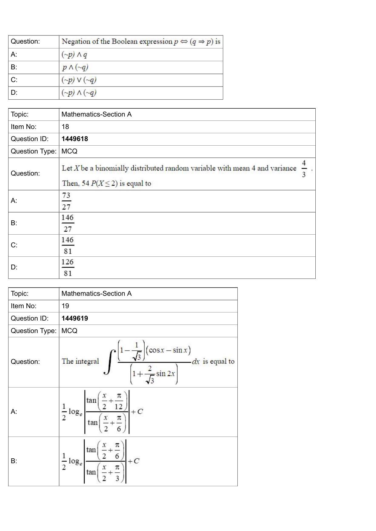 JEE Mains 2022: BTech English (Shift 2) 26-07-2022 Question Paper - Page 7