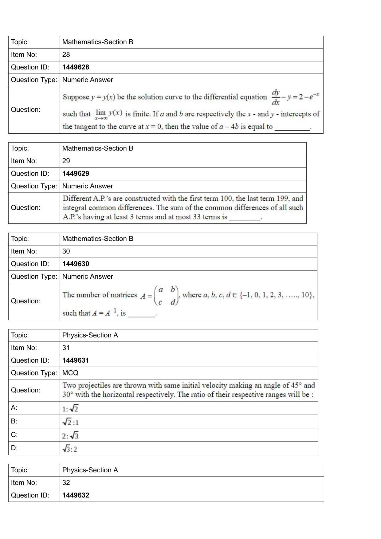 JEE Mains 2022: BTech English (Shift 2) 26-07-2022 Question Paper - Page 10