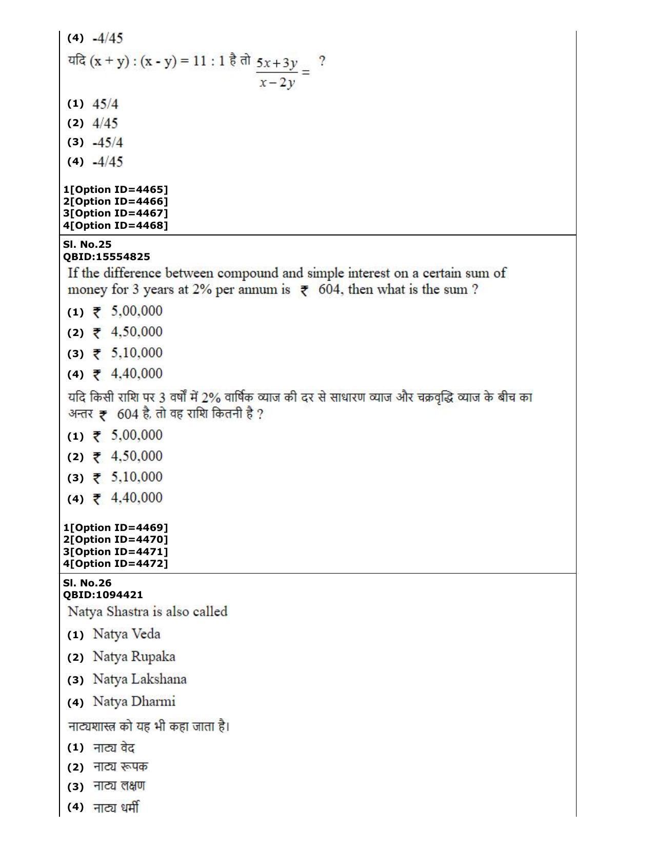 CUET (PG) 2022: PGQP-13 A. Dance (2-09-2022) Question Paper - Page 16