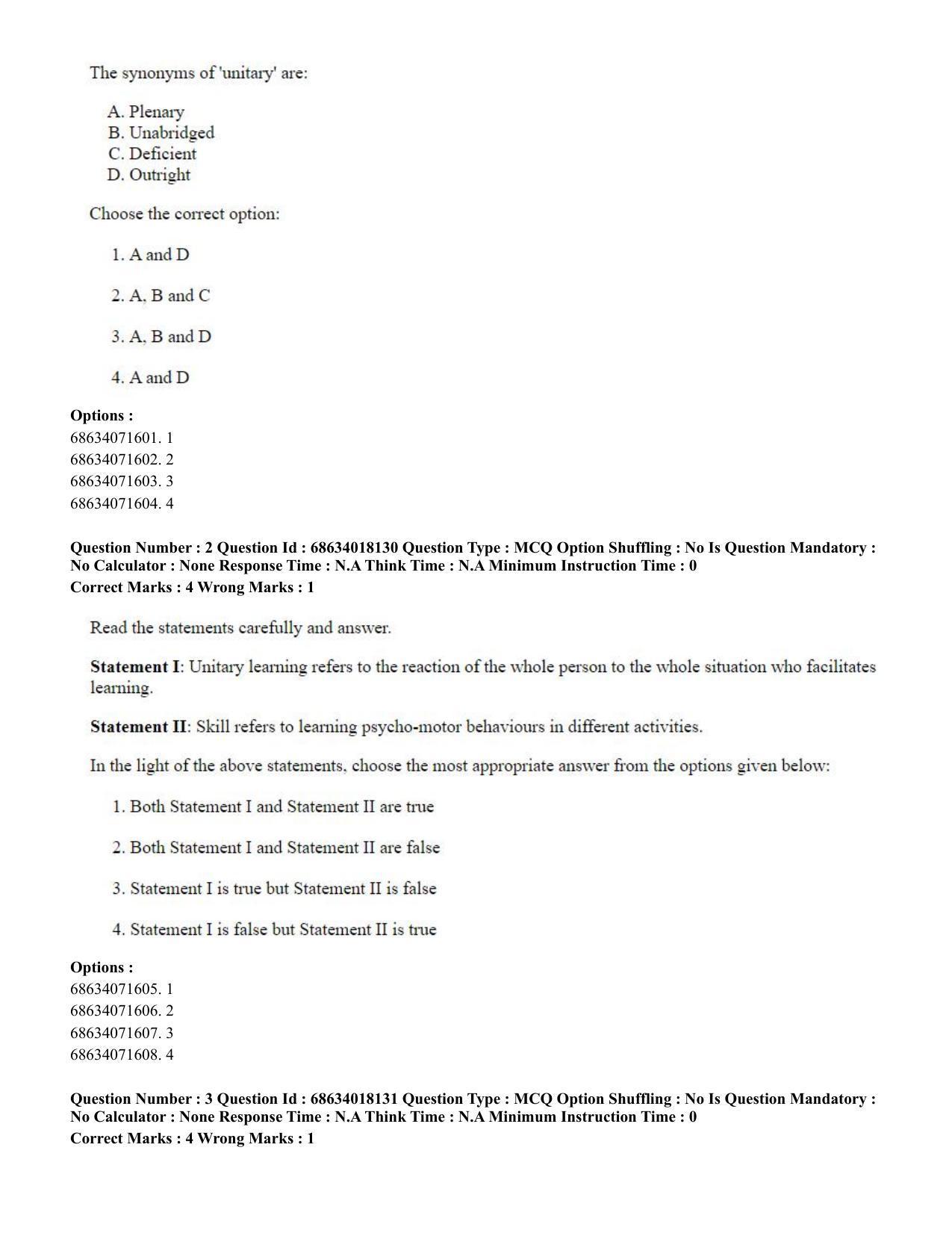 CUET PG 2023: SCQP15 – Geophysics(ENG) - Shift 3 (13-06-2023) Question Paper - Page 7