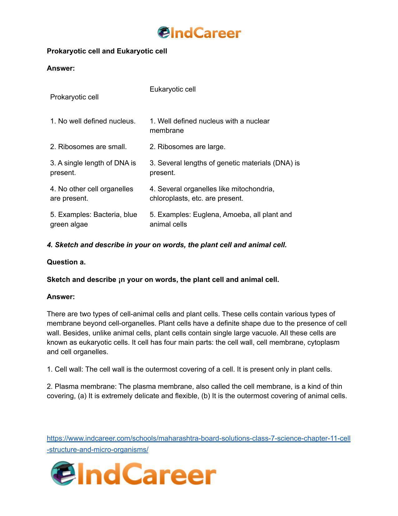 Maharashtra Board Solutions Class 7-Science: Chapter 11- Cell Structure and Micro-organisms - Page 5