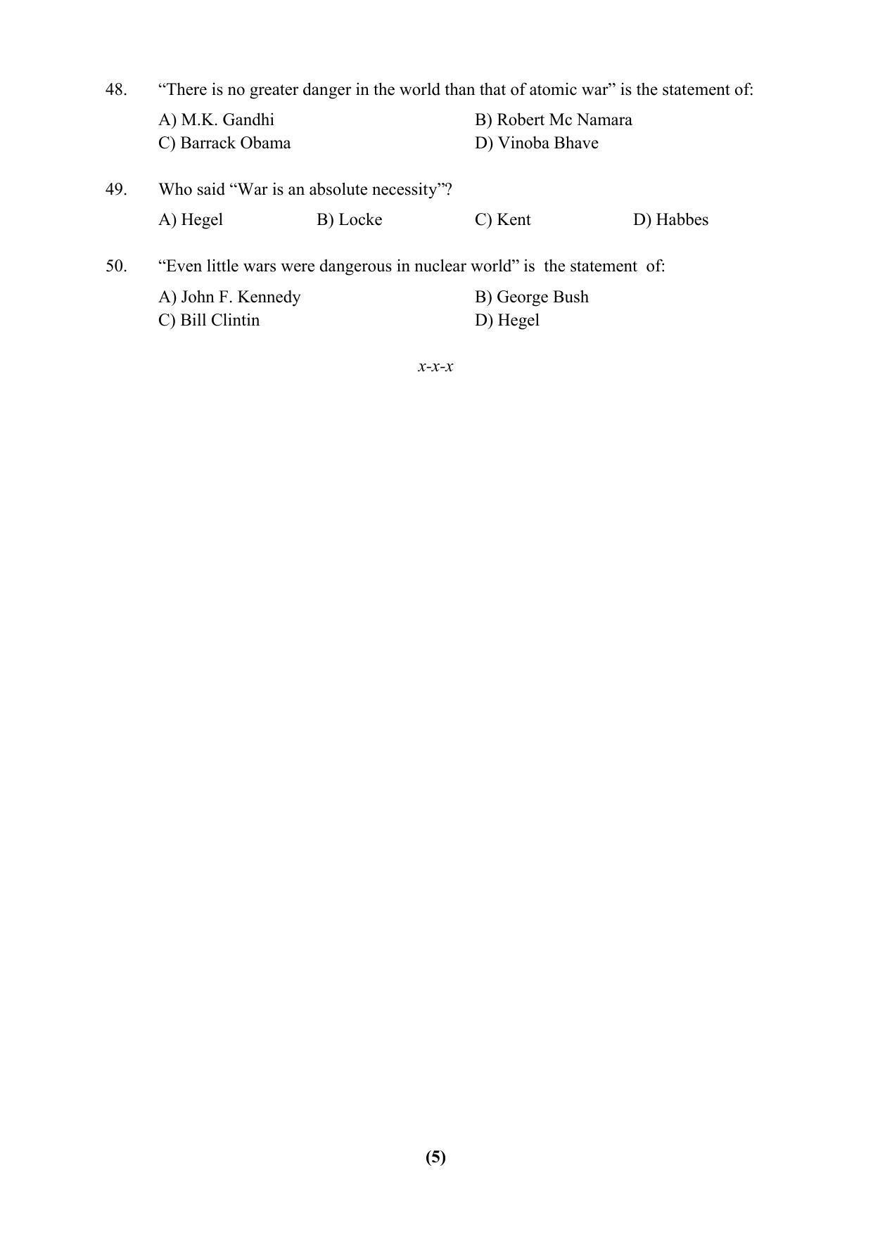 PU MPET Ancient Indian History 2016 Question Paper - Page 25