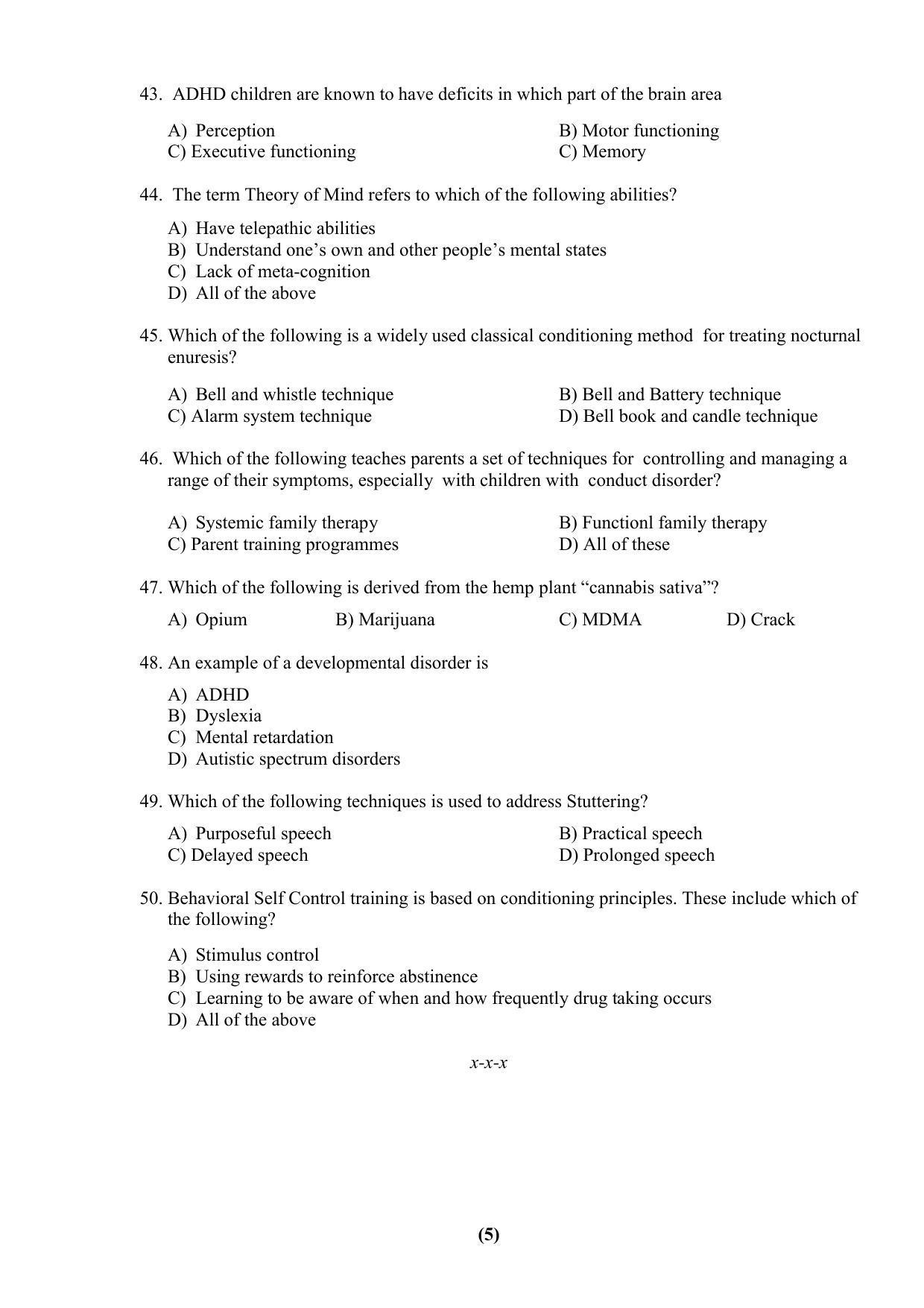 PU MPET Ancient Indian History 2016 Question Paper - Page 50