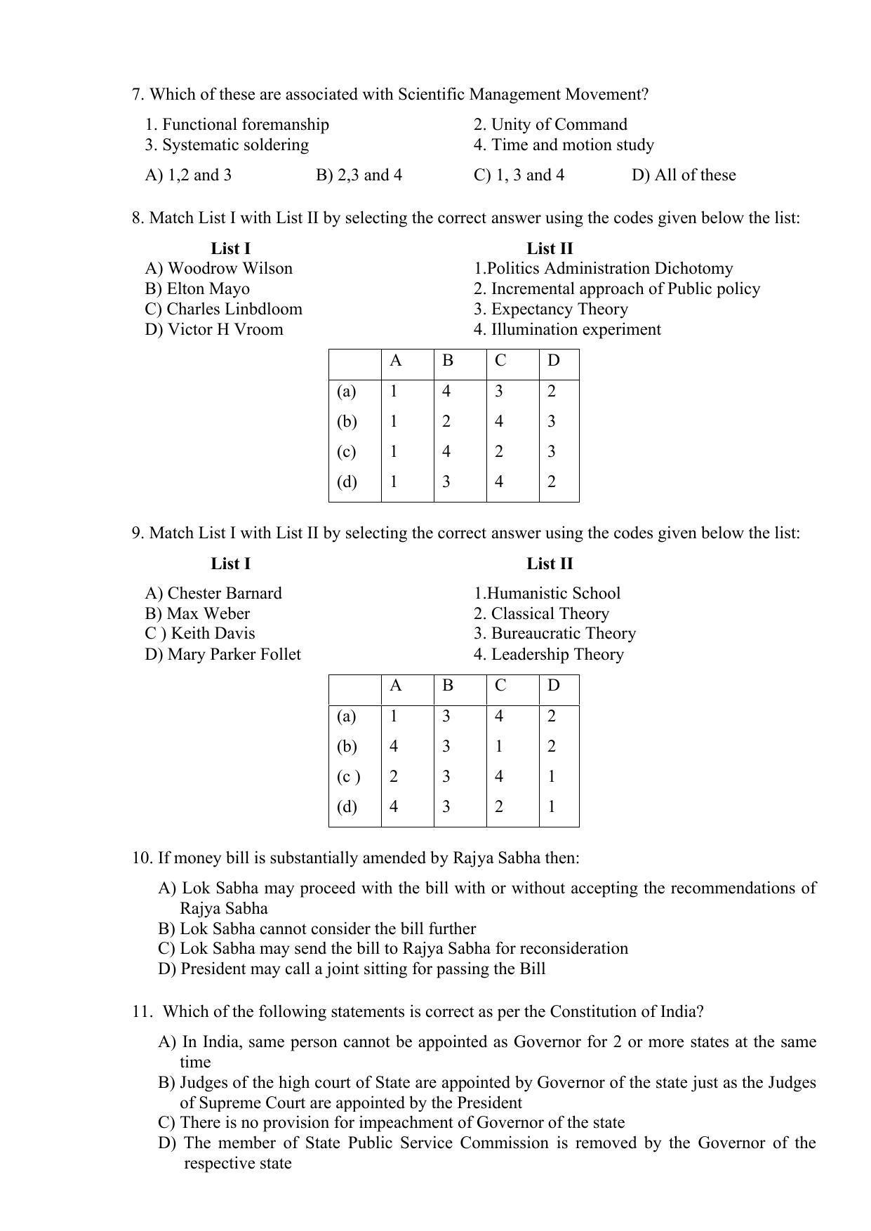 PU MPET Ancient Indian History 2016 Question Paper - Page 52