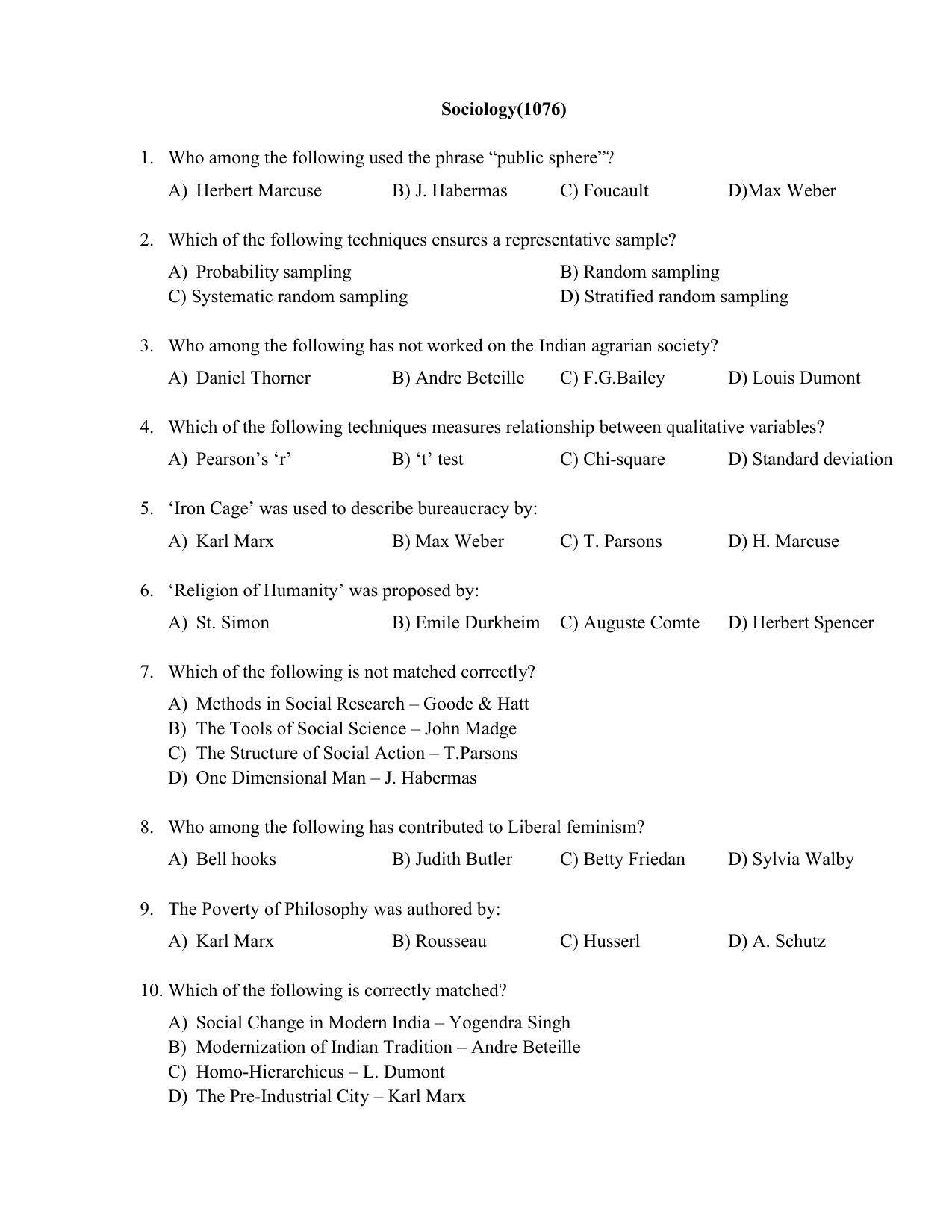 PU MPET Ancient Indian History 2016 Question Paper - Page 58