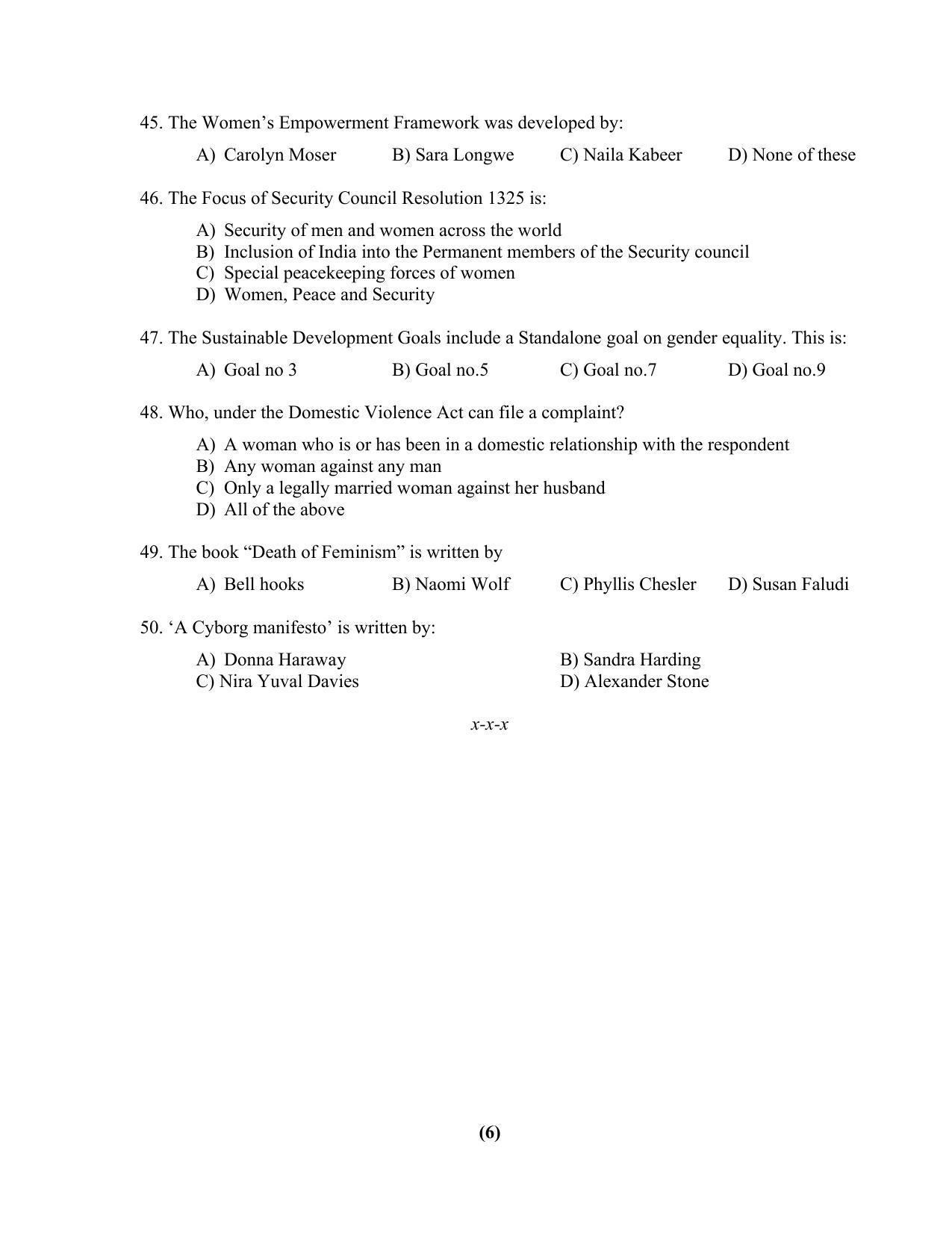 PU MPET Ancient Indian History 2016 Question Paper - Page 68