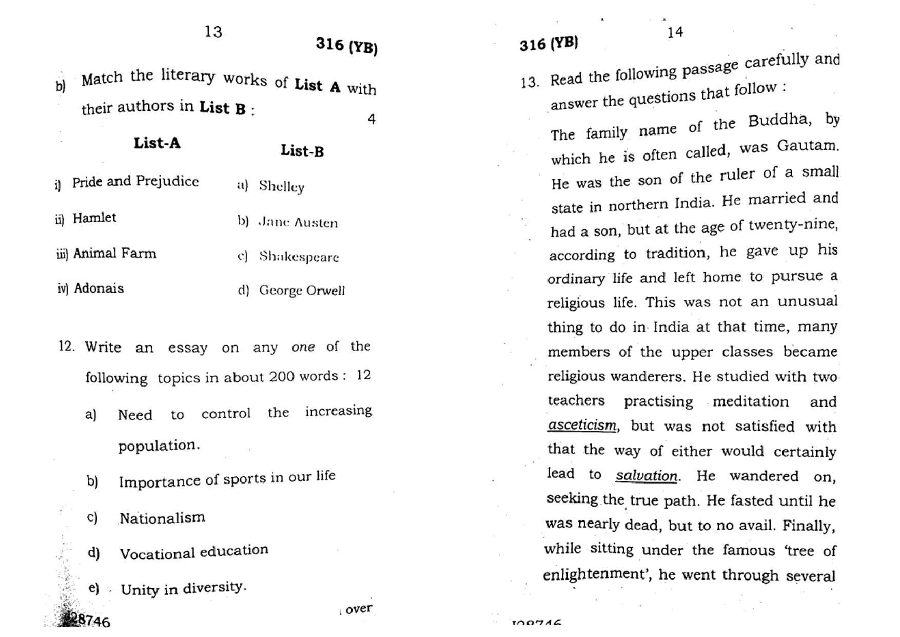 UP Board Previous Year Question Paper Class 12 English (316 YB) – 2020 - Page 7