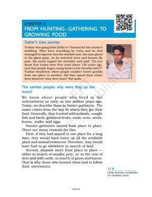 NCERT Book for Class 6 Social Science(History) : Chapter 2-From Gathering to Growing Food