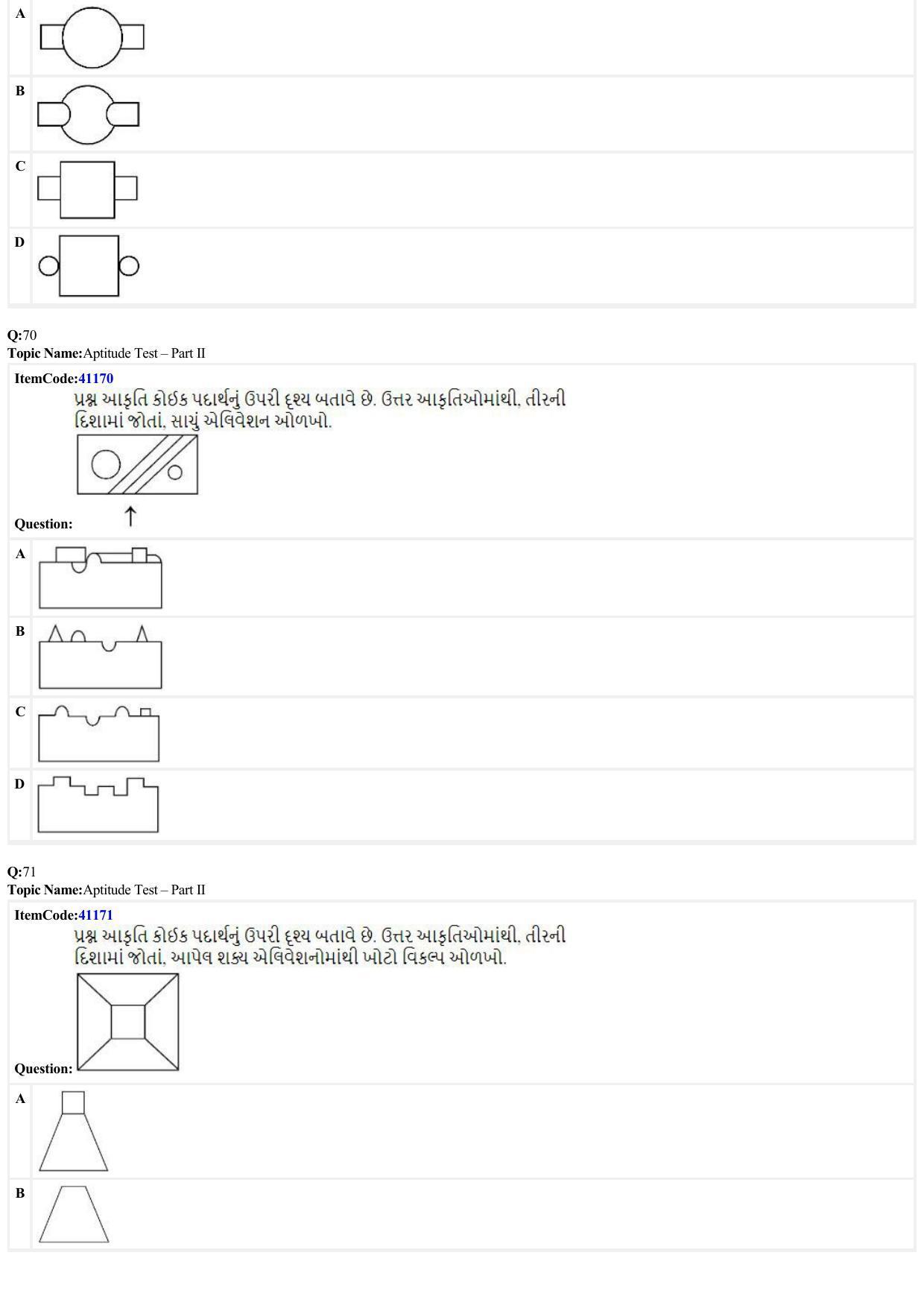 JEE Mains 2022: B.Arch Gujarati (Shift 1) 29-06-2022 Question Paper - Page 20