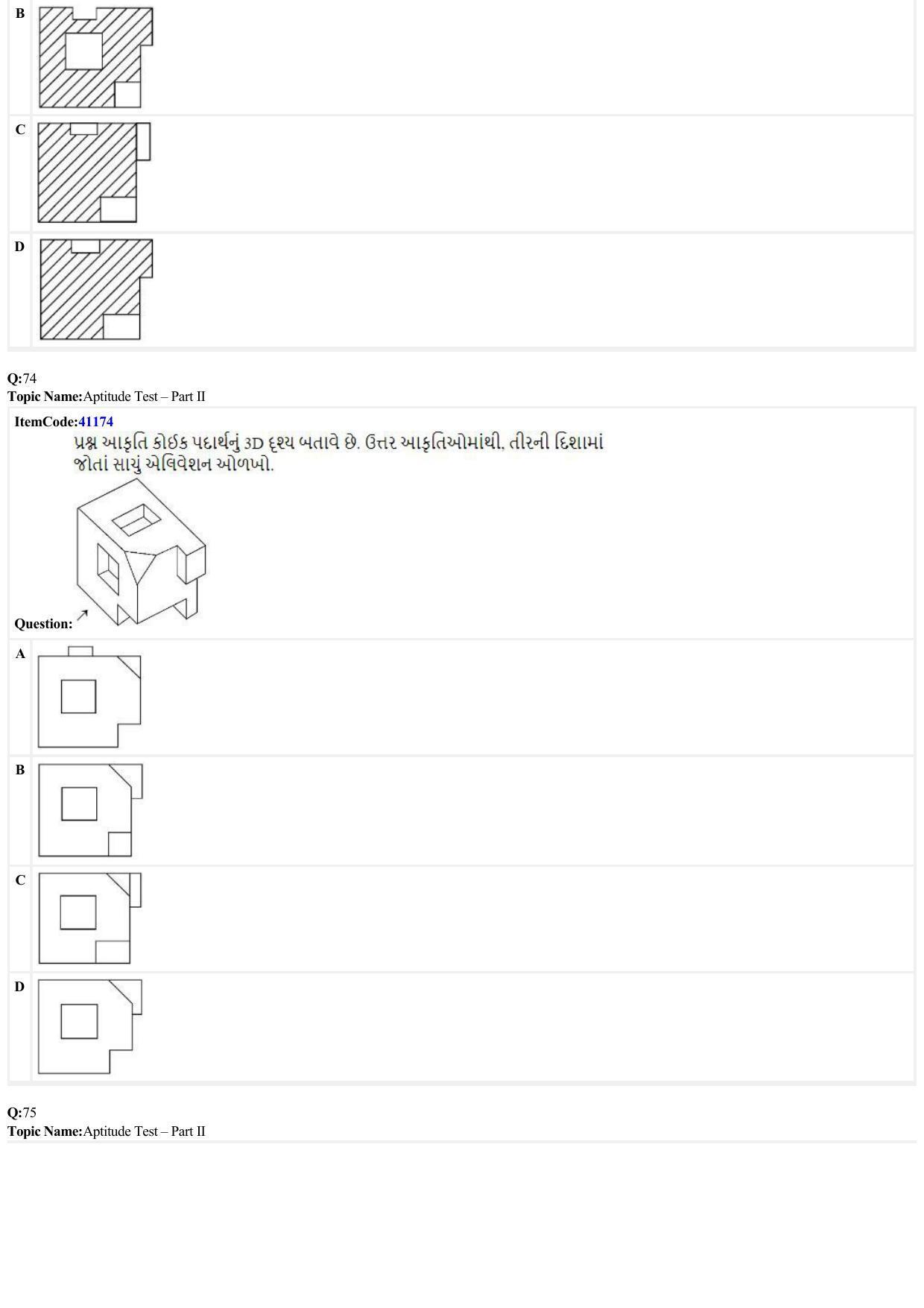JEE Mains 2022: B.Arch Gujarati (Shift 1) 29-06-2022 Question Paper - Page 22