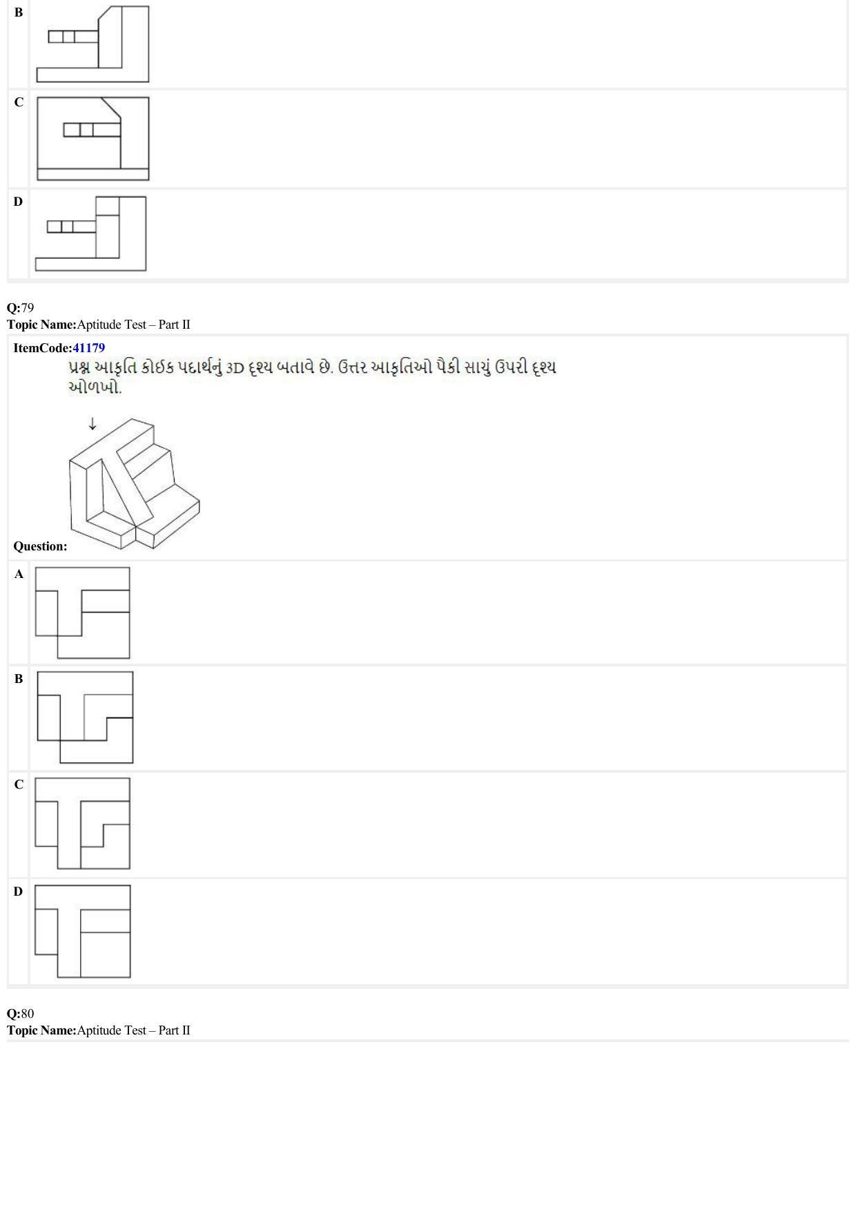 JEE Mains 2022: B.Arch Gujarati (Shift 1) 29-06-2022 Question Paper - Page 25
