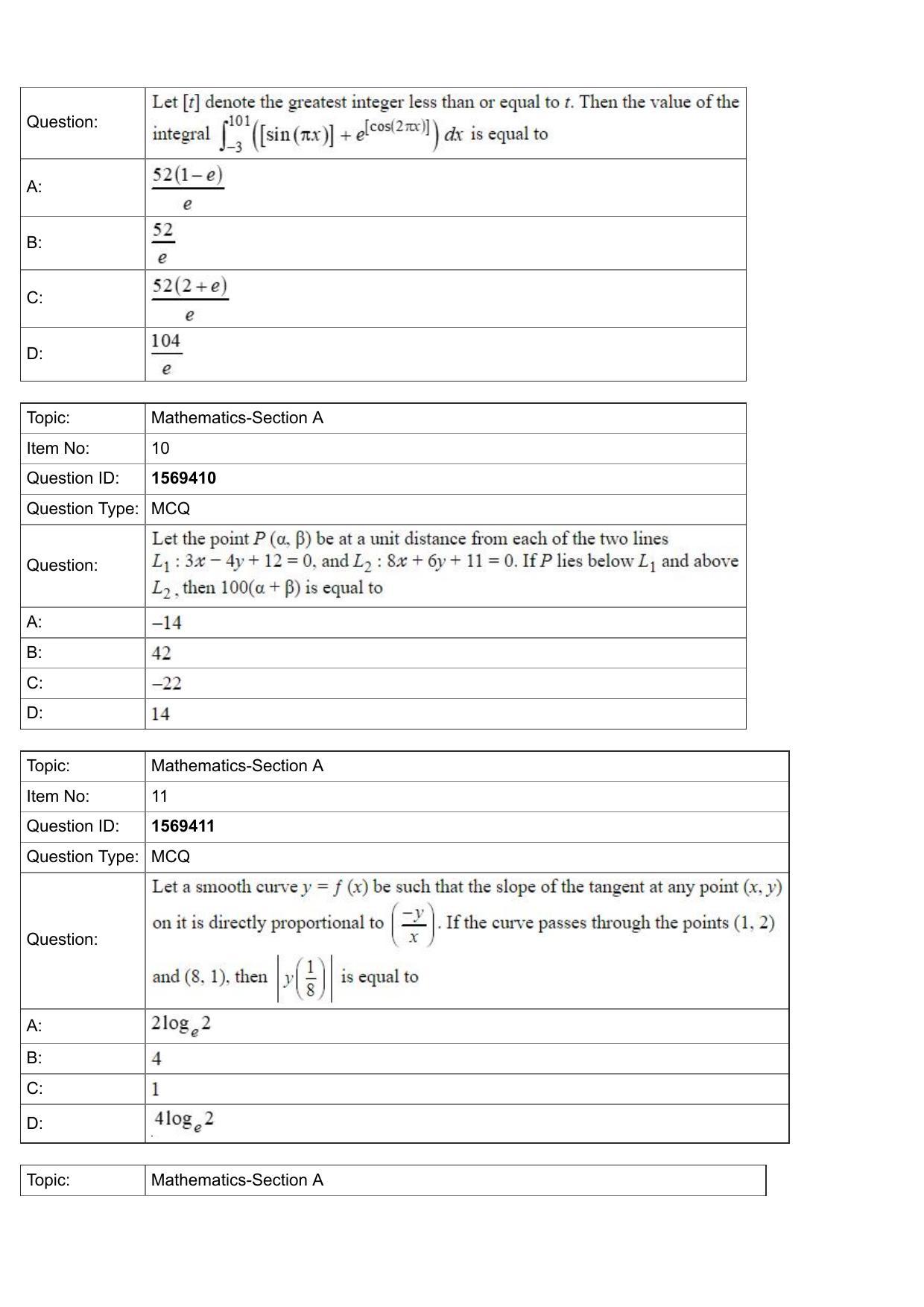 JEE Mains 2022: BTech English (Shift 2) 25-07-2022 Question Paper - Page 4