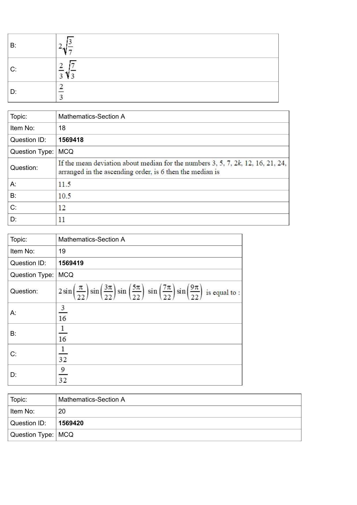 JEE Mains 2022: BTech English (Shift 2) 25-07-2022 Question Paper - Page 7