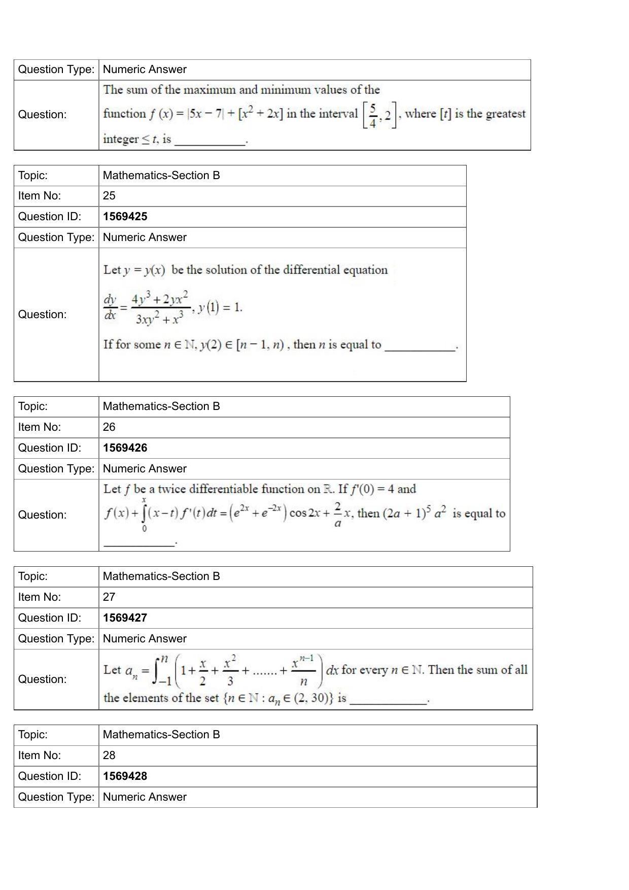JEE Mains 2022: BTech English (Shift 2) 25-07-2022 Question Paper - Page 9