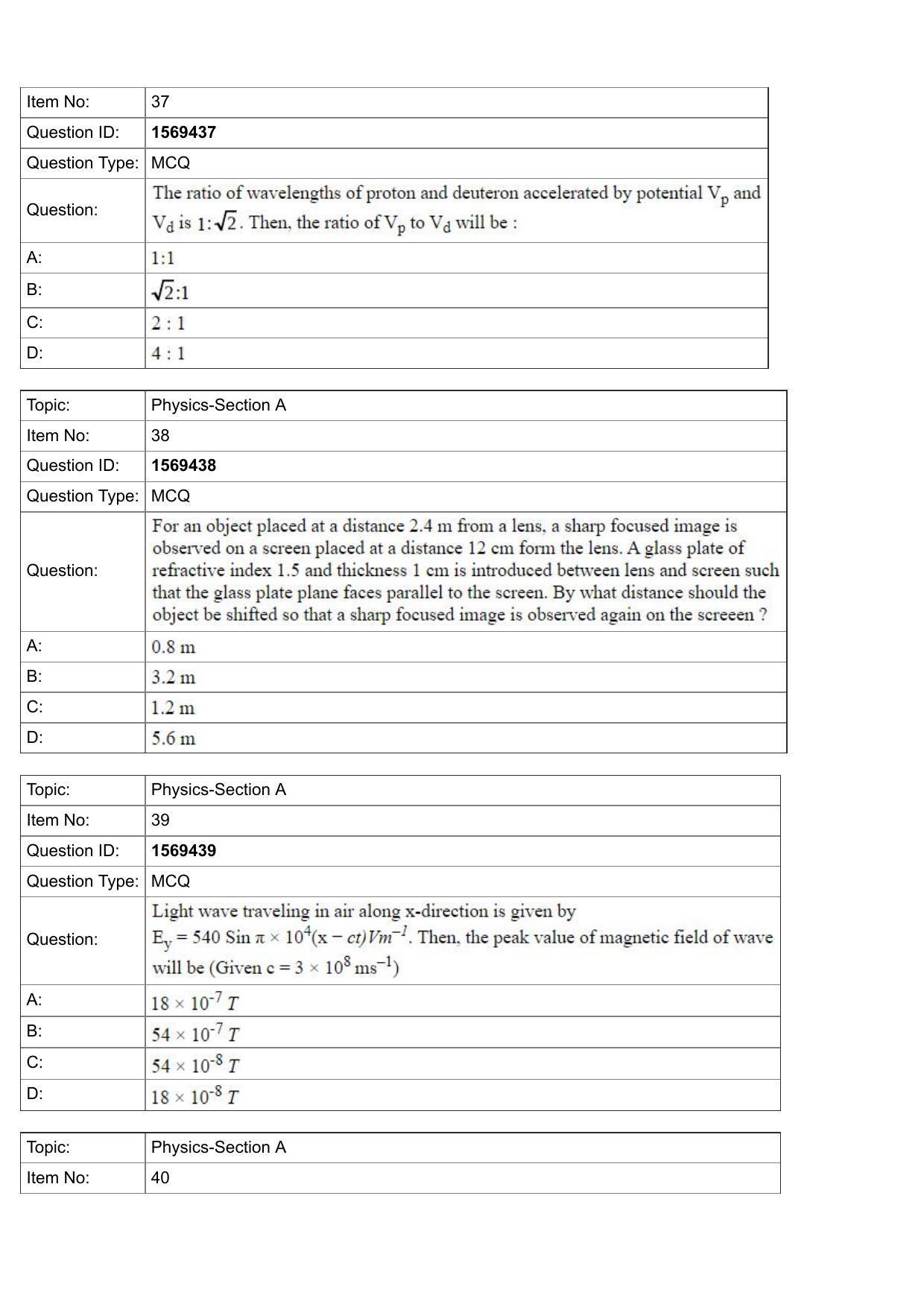 JEE Mains 2022: BTech English (Shift 2) 25-07-2022 Question Paper - Page 13
