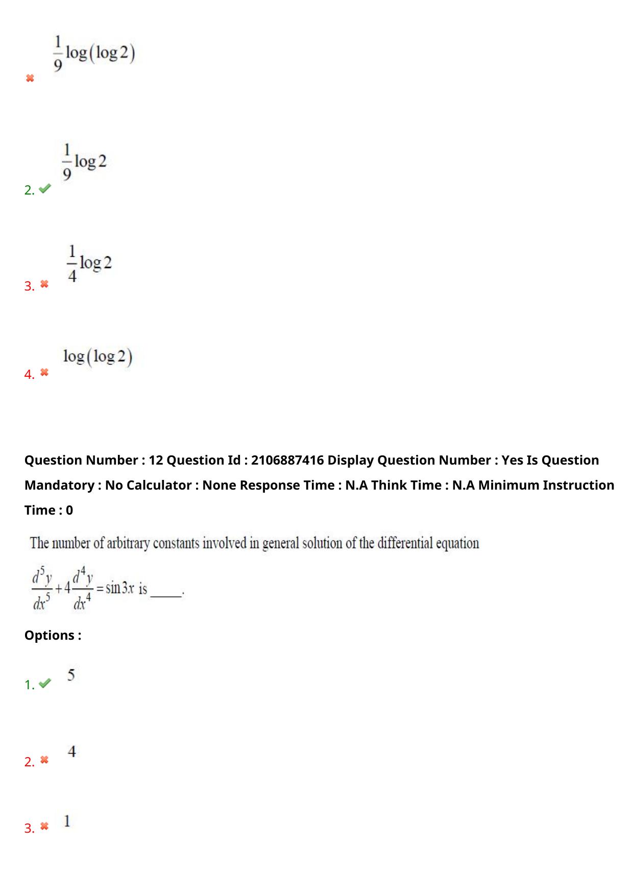AP ECET 2024 BSc Mathematics 08th May 2024 (Shift 1) Question Paper wth Key - Page 9