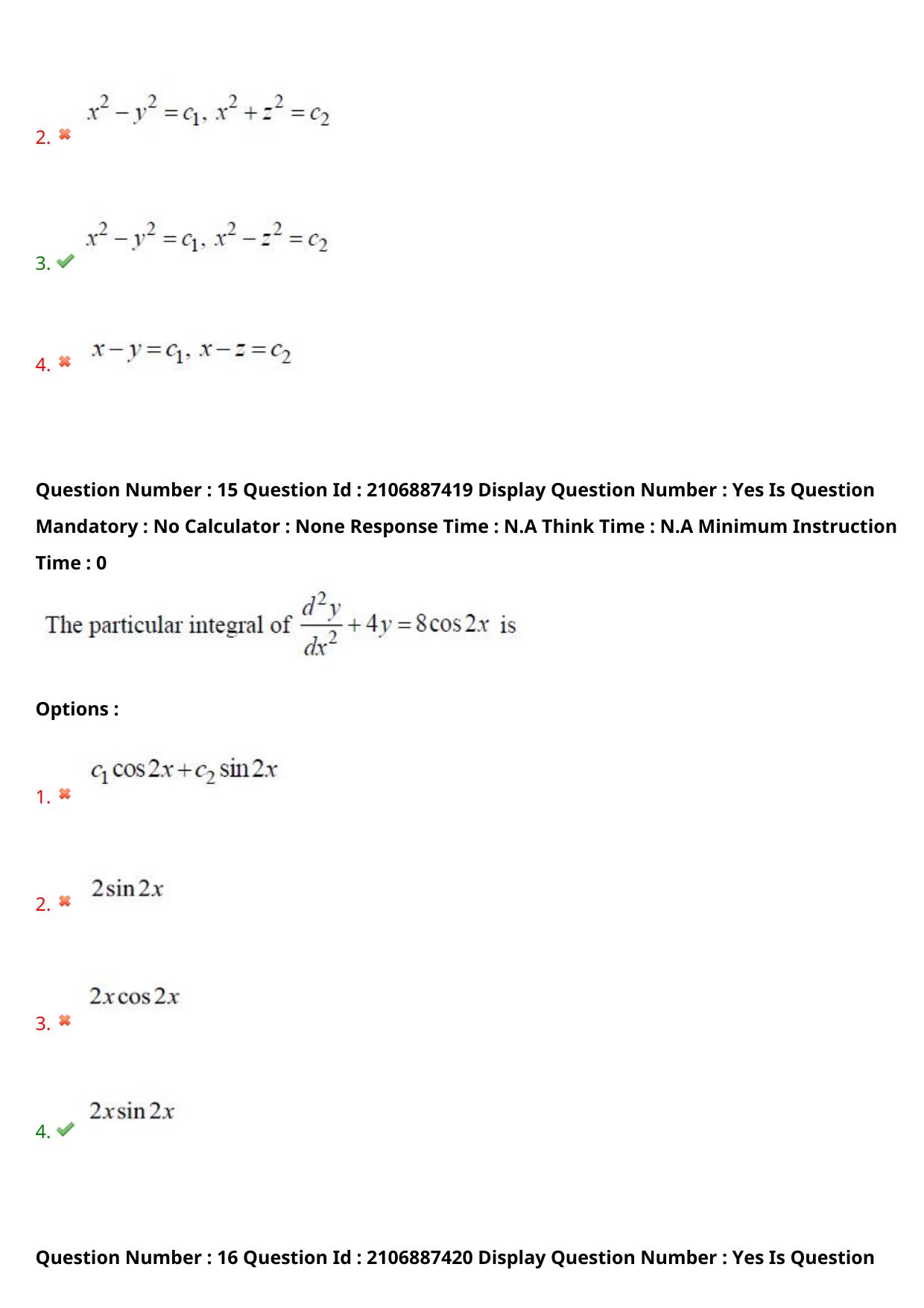 AP ECET 2024 BSc Mathematics 08th May 2024 (Shift 1) Question Paper wth Key - Page 11