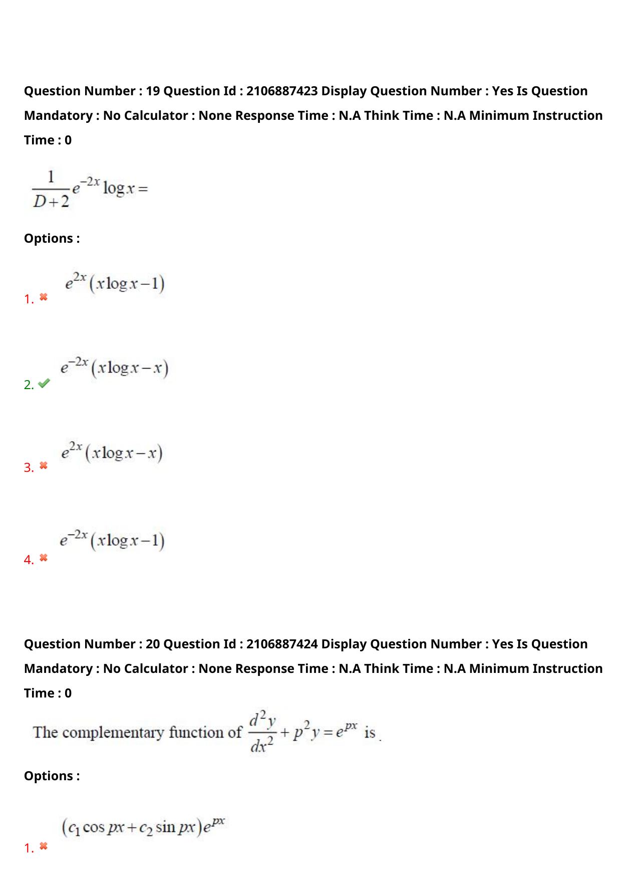 AP ECET 2024 BSc Mathematics 08th May 2024 (Shift 1) Question Paper wth Key - Page 14