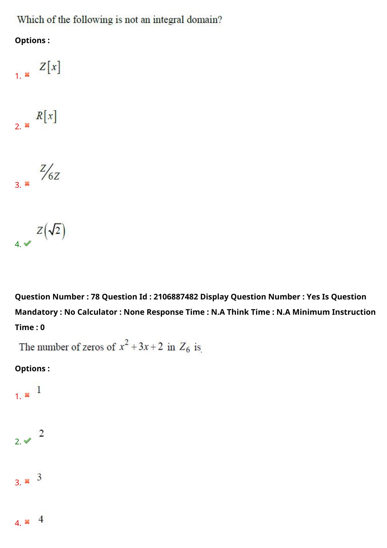AP ECET 2024 BSc Mathematics 08th May 2024 (Shift 1) Question Paper wth Key - Page 50