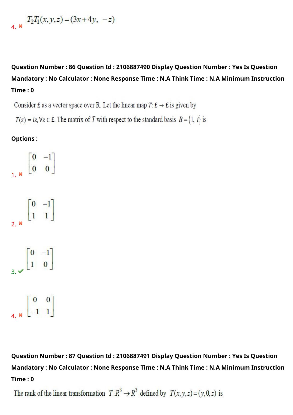 AP ECET 2024 BSc Mathematics 08th May 2024 (Shift 1) Question Paper wth Key - Page 55
