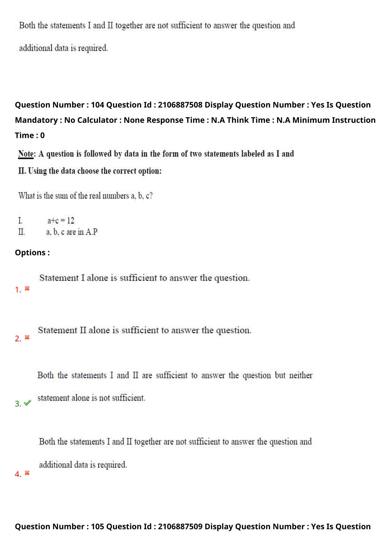 AP ECET 2024 BSc Mathematics 08th May 2024 (Shift 1) Question Paper wth Key - Page 67