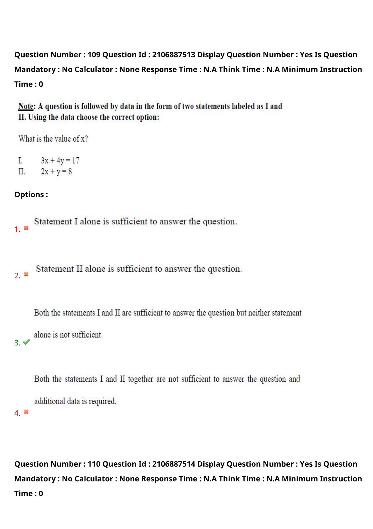 AP ECET 2024 BSc Mathematics 08th May 2024 (Shift 1) Question Paper wth Key - Page 71