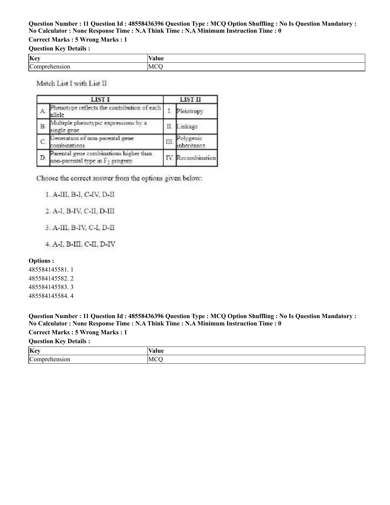 CUET 2023 English Telugu Shift 3 Question Papers - 22 June 2023 - Page 13