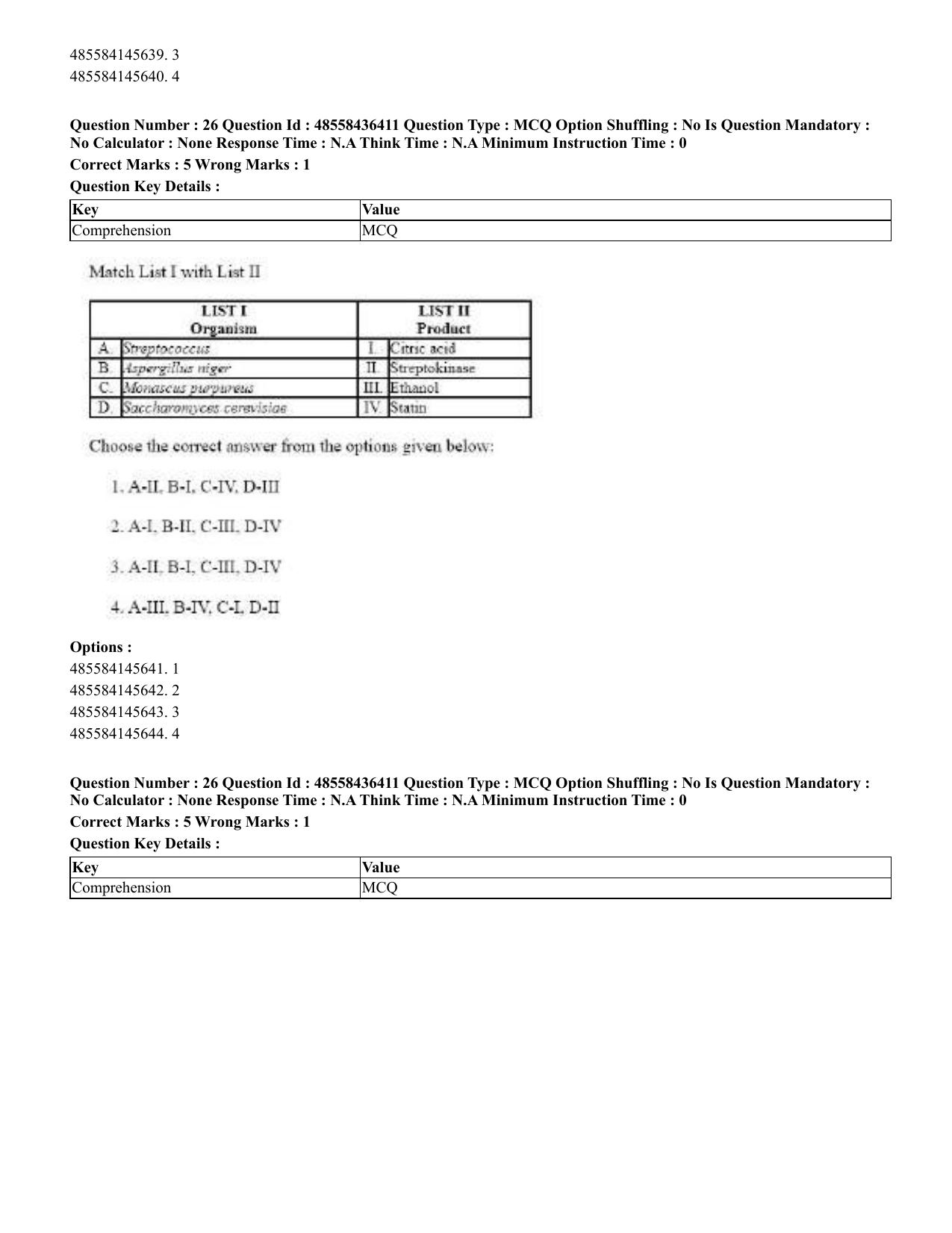CUET 2023 English Telugu Shift 3 Question Papers - 22 June 2023 - Page 29
