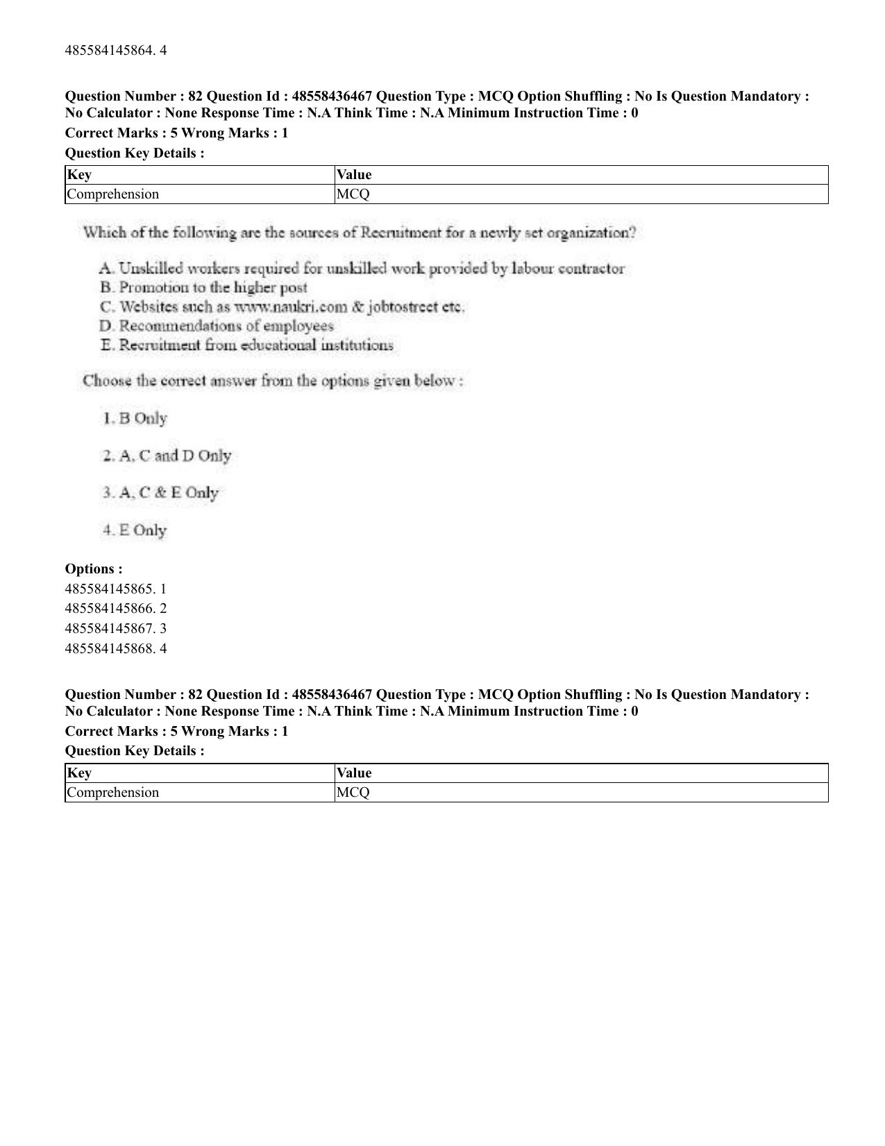 CUET 2023 English Telugu Shift 3 Question Papers - 22 June 2023 - Page 94