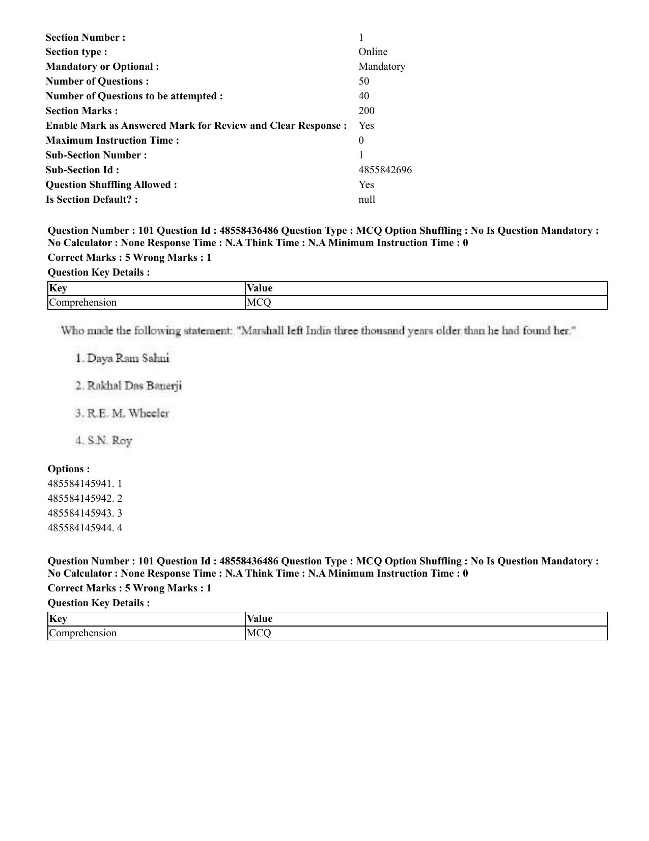 CUET 2023 English Telugu Shift 3 Question Papers - 22 June 2023 - Page 125