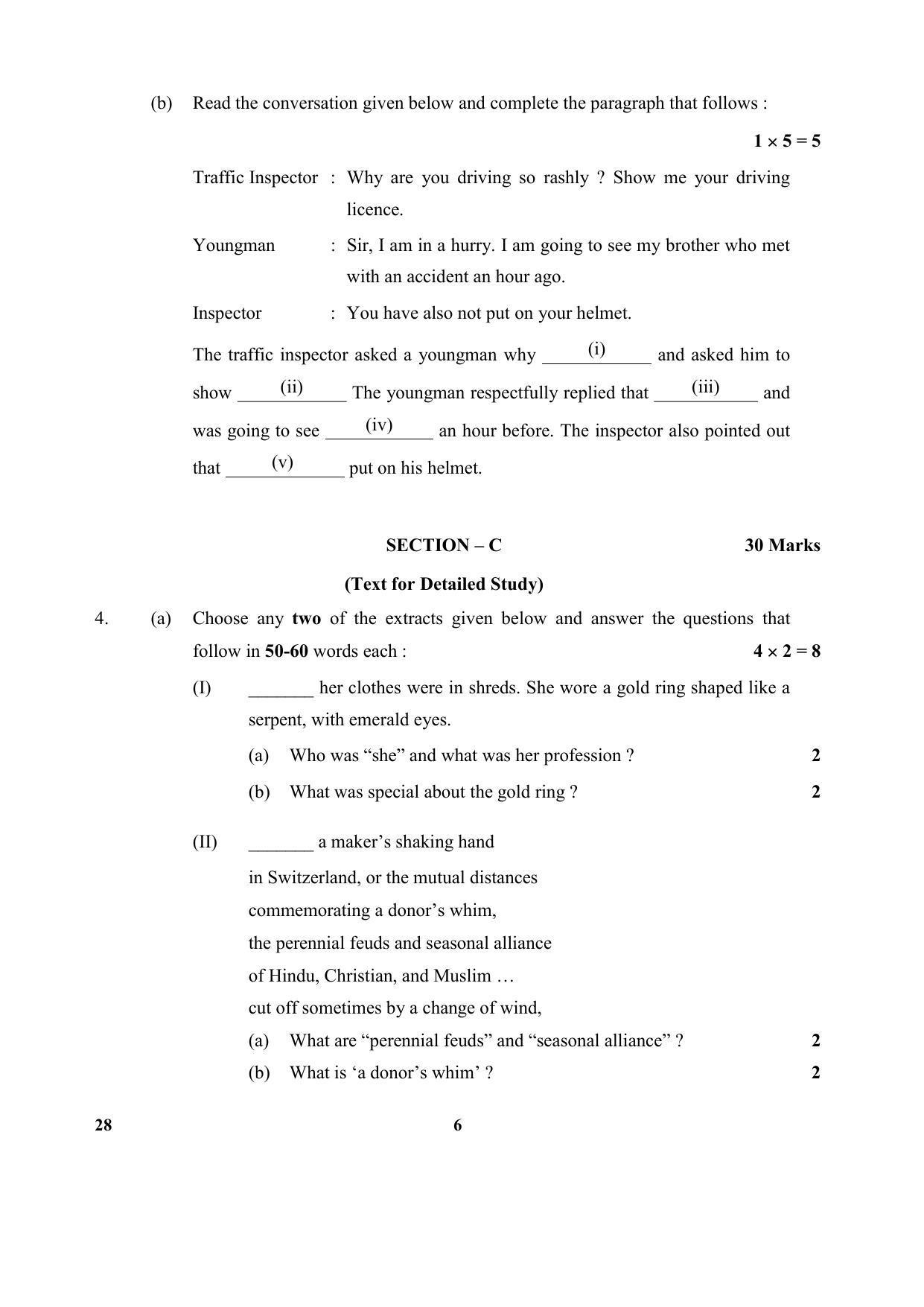 CBSE Class 12 28 (English) Elec 2017-comptt Question Paper - Page 6