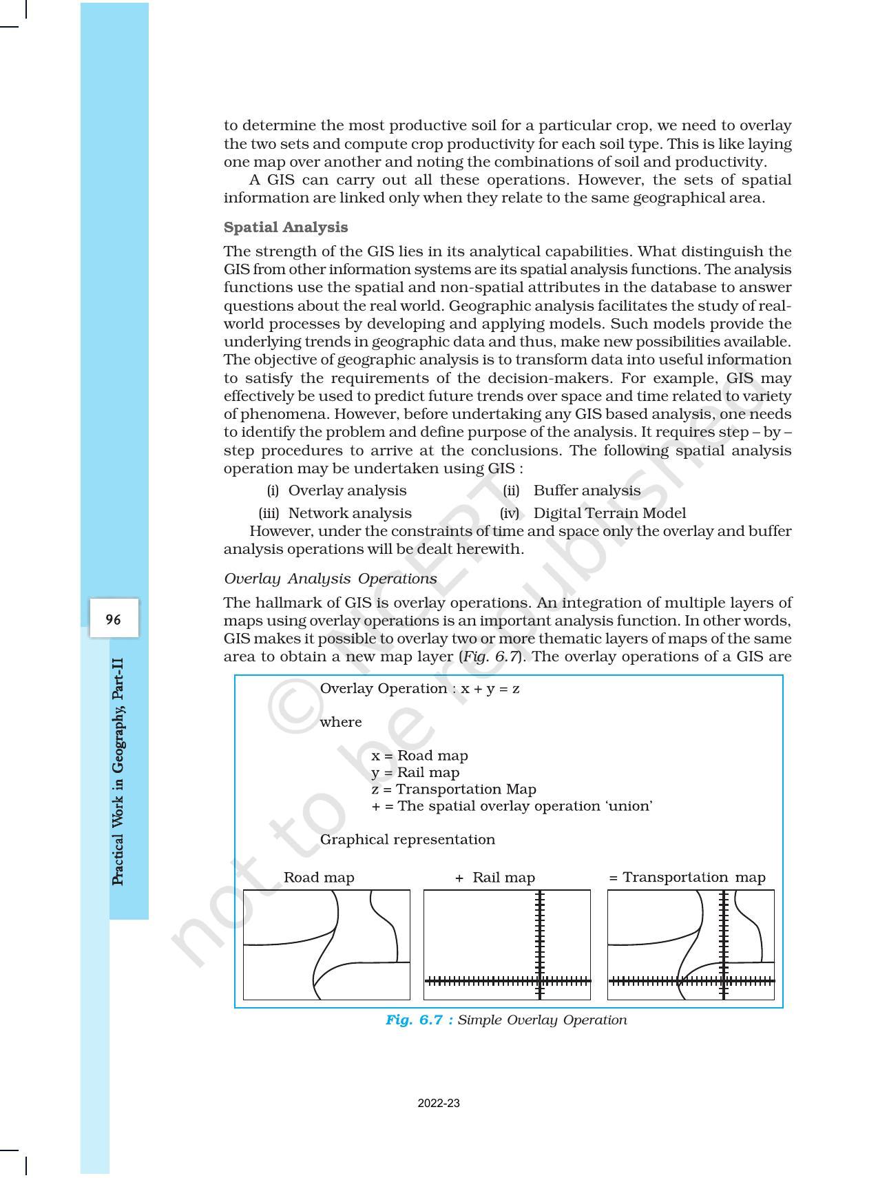 NCERT Book for Class 12 Geography (Part-III) Chapter 6 Spatial Information Technology - Page 12