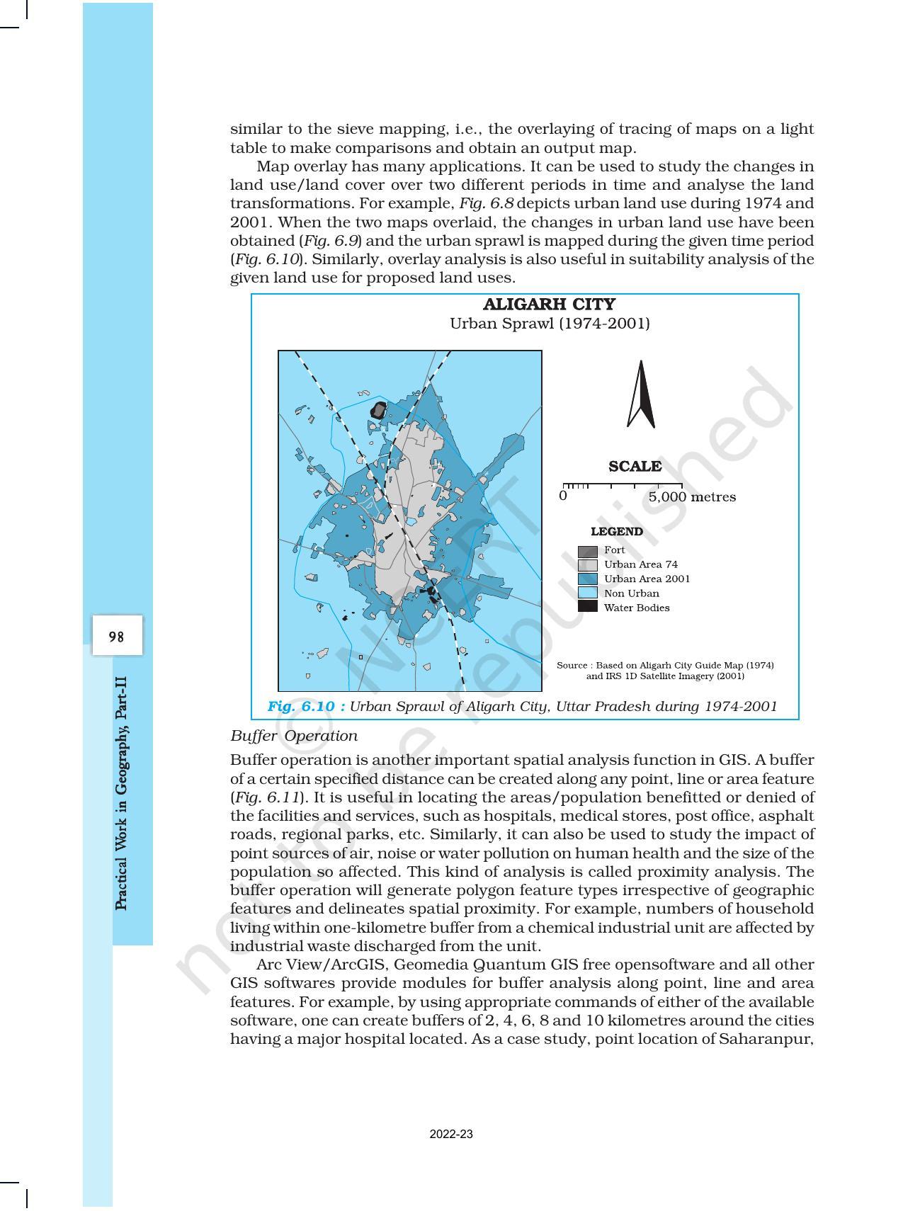 NCERT Book for Class 12 Geography (Part-III) Chapter 6 Spatial Information Technology - Page 14