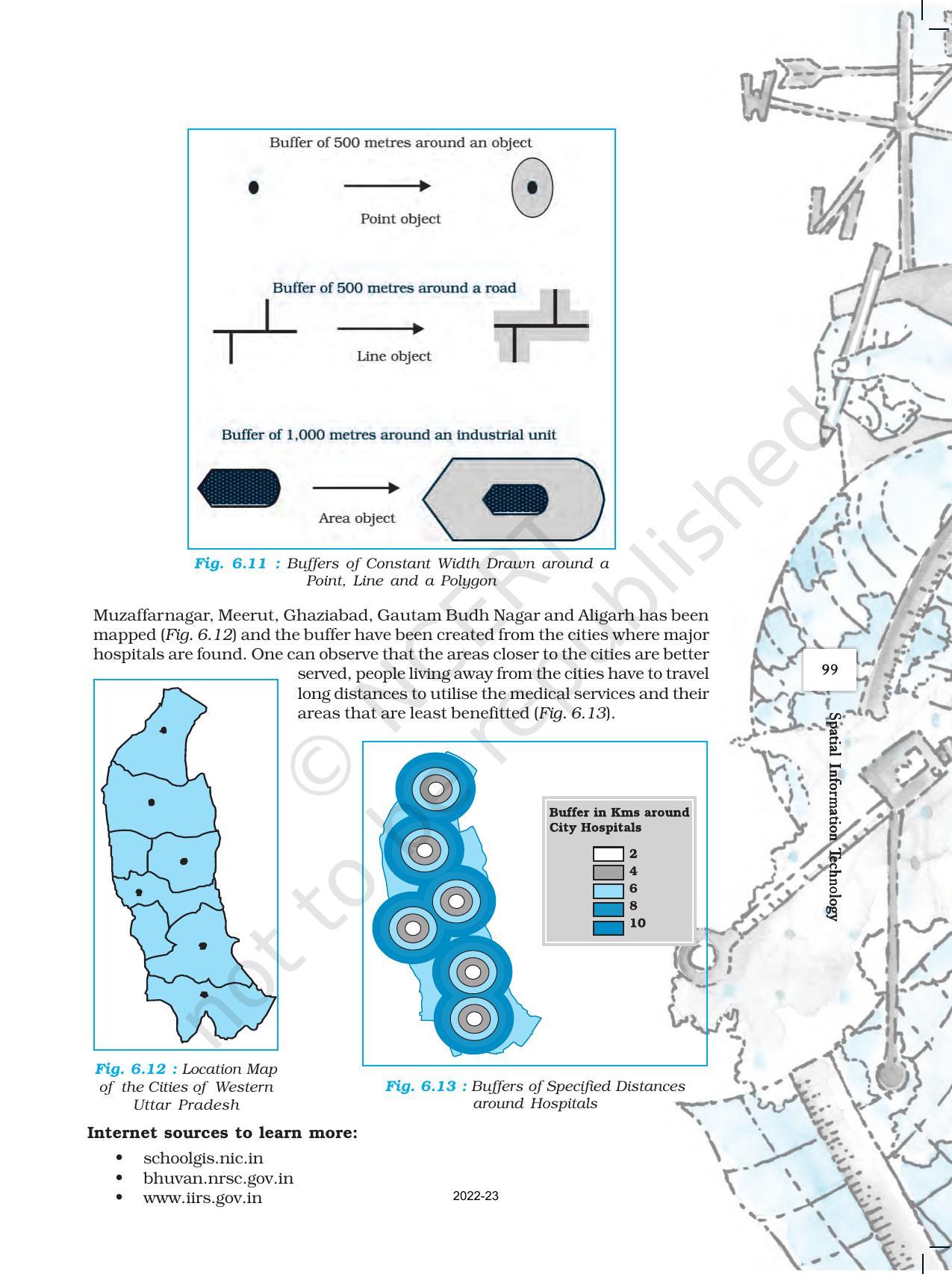 NCERT Book for Class 12 Geography (Part-III) Chapter 6 Spatial Information Technology - Page 15