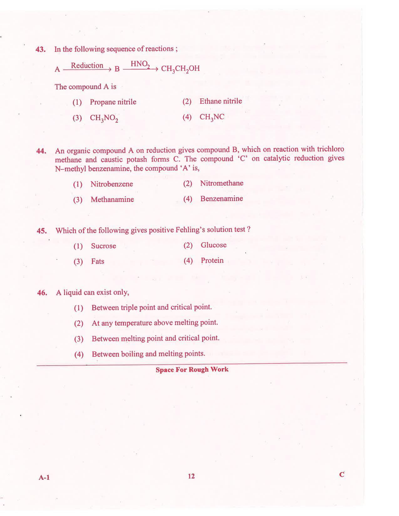 KCET Chemistry 2016 Question Papers - Page 12