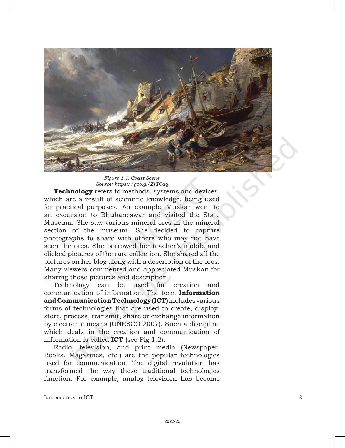 NCERT Book for Class 9 Information and Communication Technology Chapter 1 Introduction to ICT - Page 3