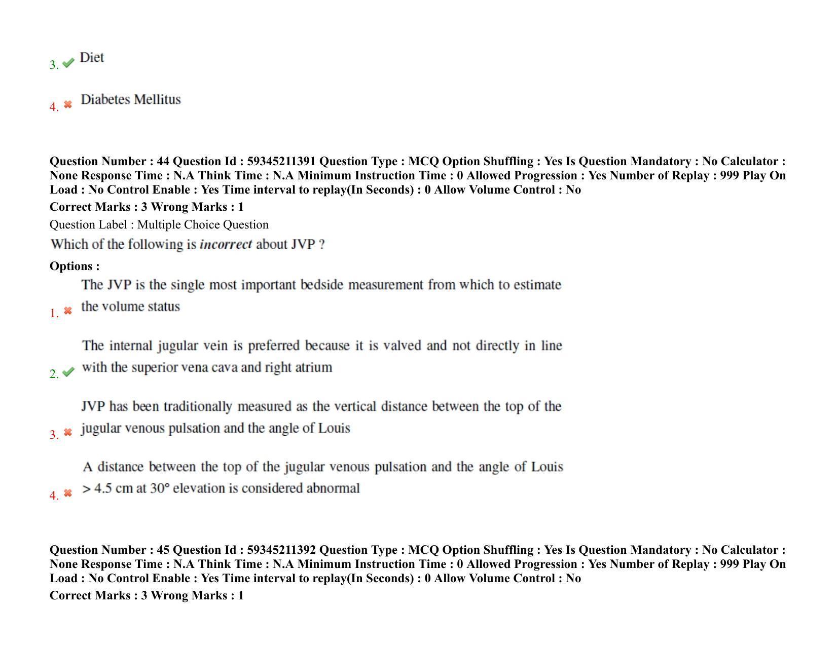 BHU RET Cardiology 2021 Question Paper - Page 38