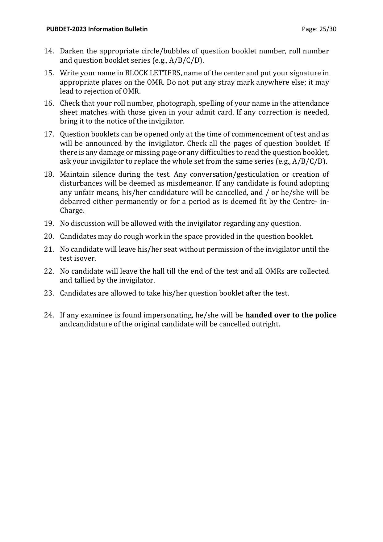 PUBDET Syllabus - Page 25