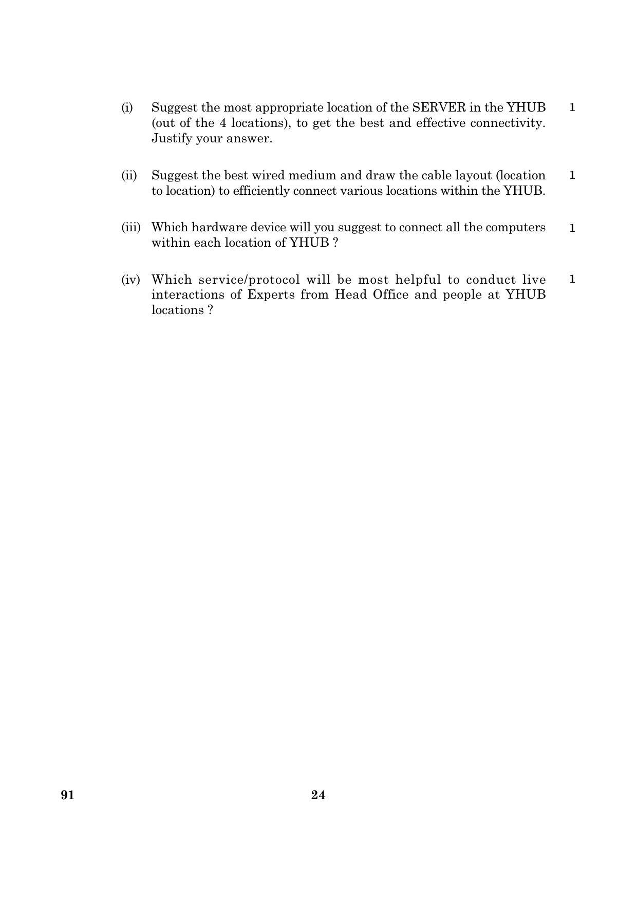 CBSE Class 12 091 Computer Science 2016 Question Paper - Page 24