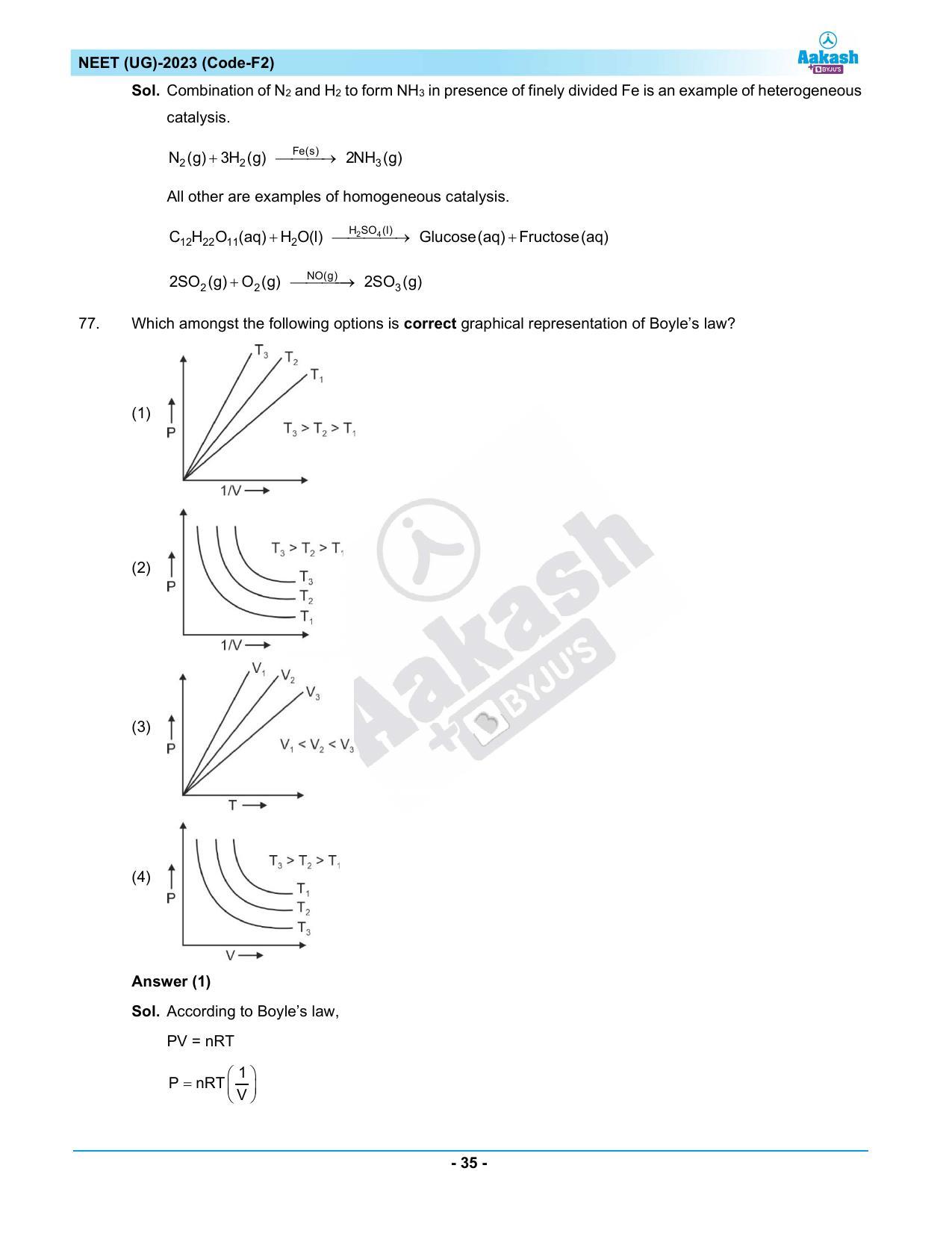 NEET 2023 Question Paper F2 - Page 35