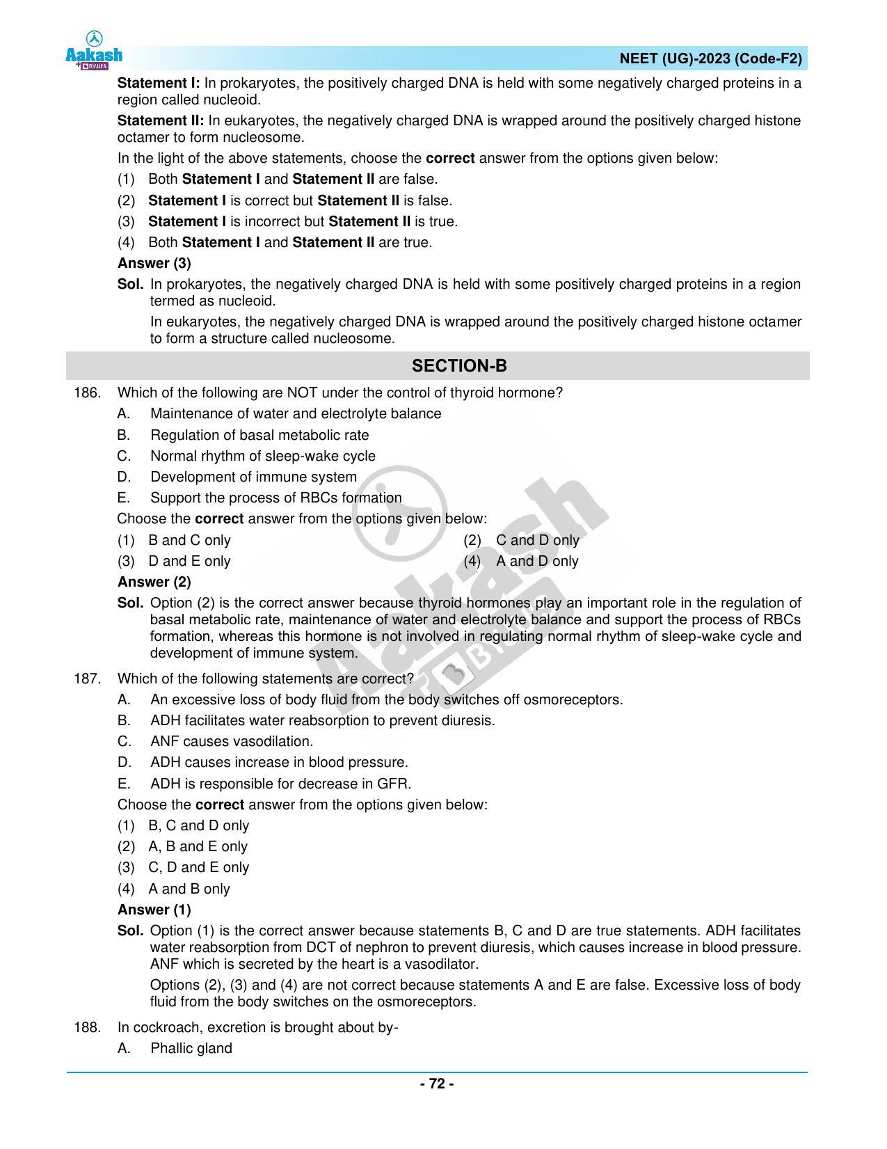 NEET 2023 Question Paper F2 - Page 72