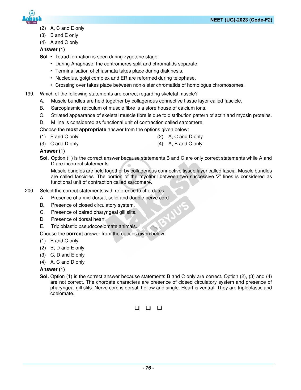 NEET 2023 Question Paper F2 - Page 76