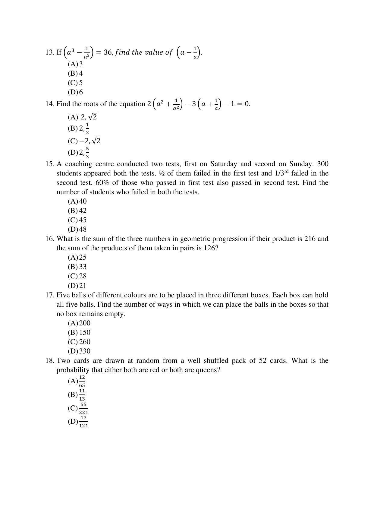 OJEE 2020 MBA Question Paper - Page 3