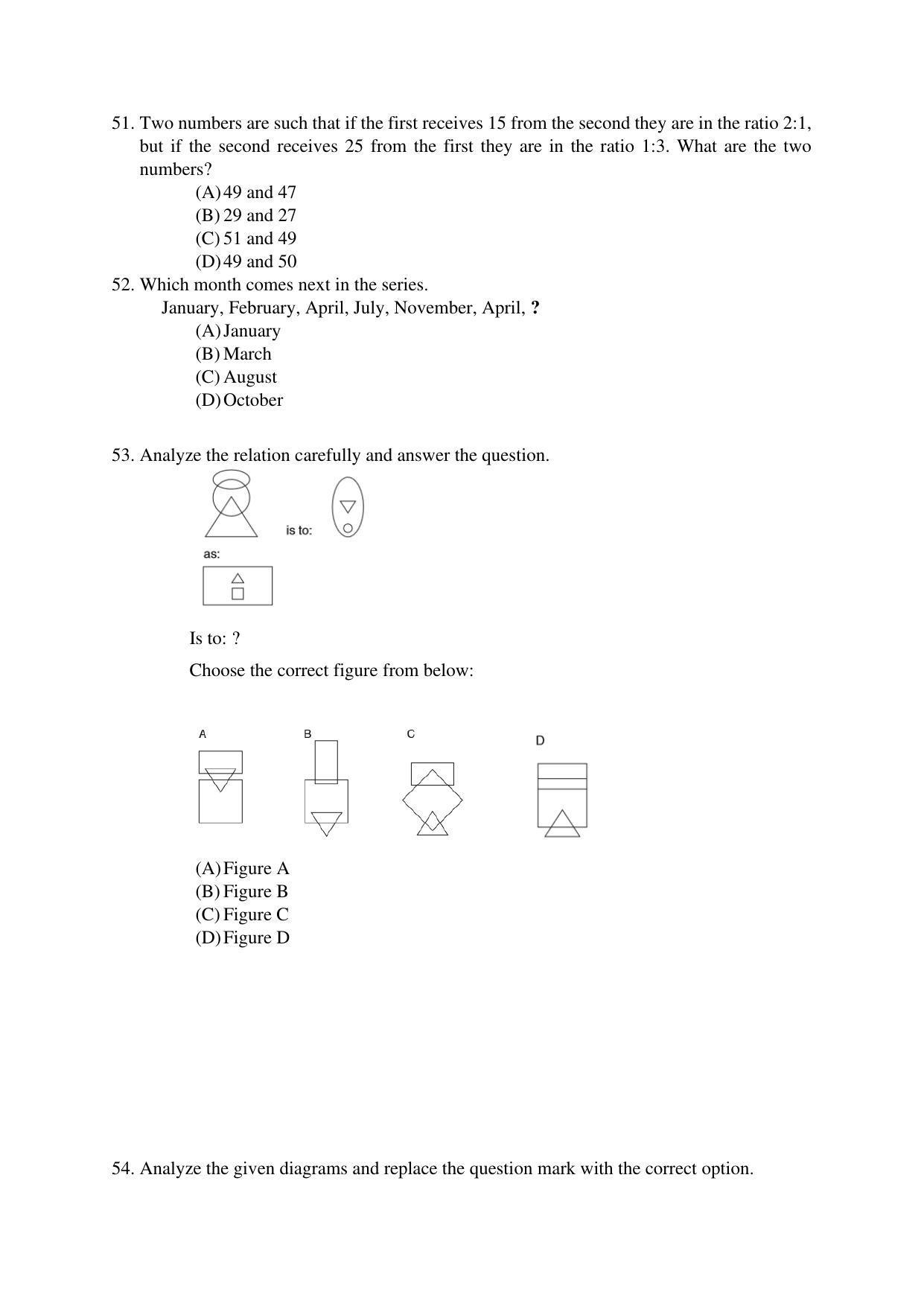 OJEE 2020 MBA Question Paper - Page 10