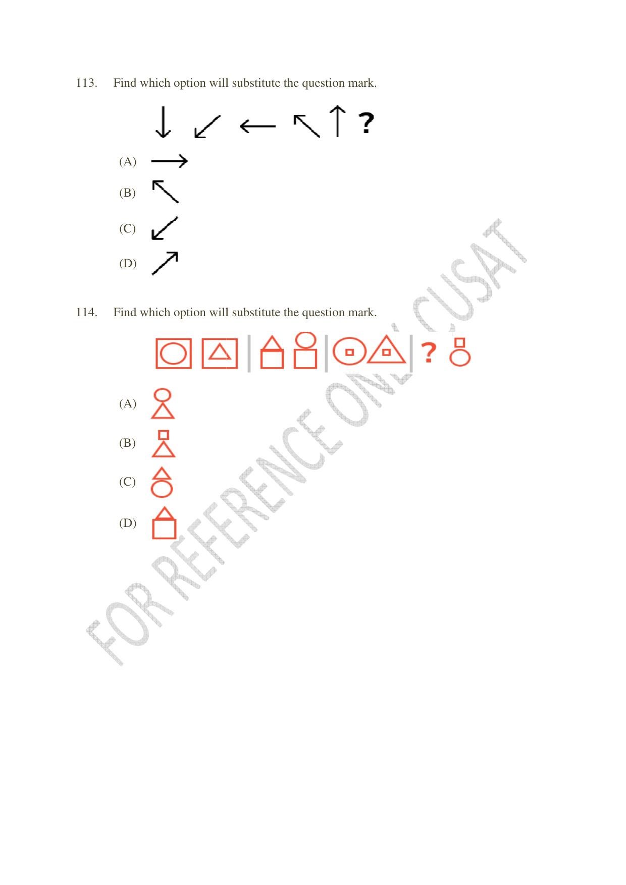 CUSAT CAT 2022 MVoc Pregramme in Mobile Phone Application Development Question Paper - Page 27