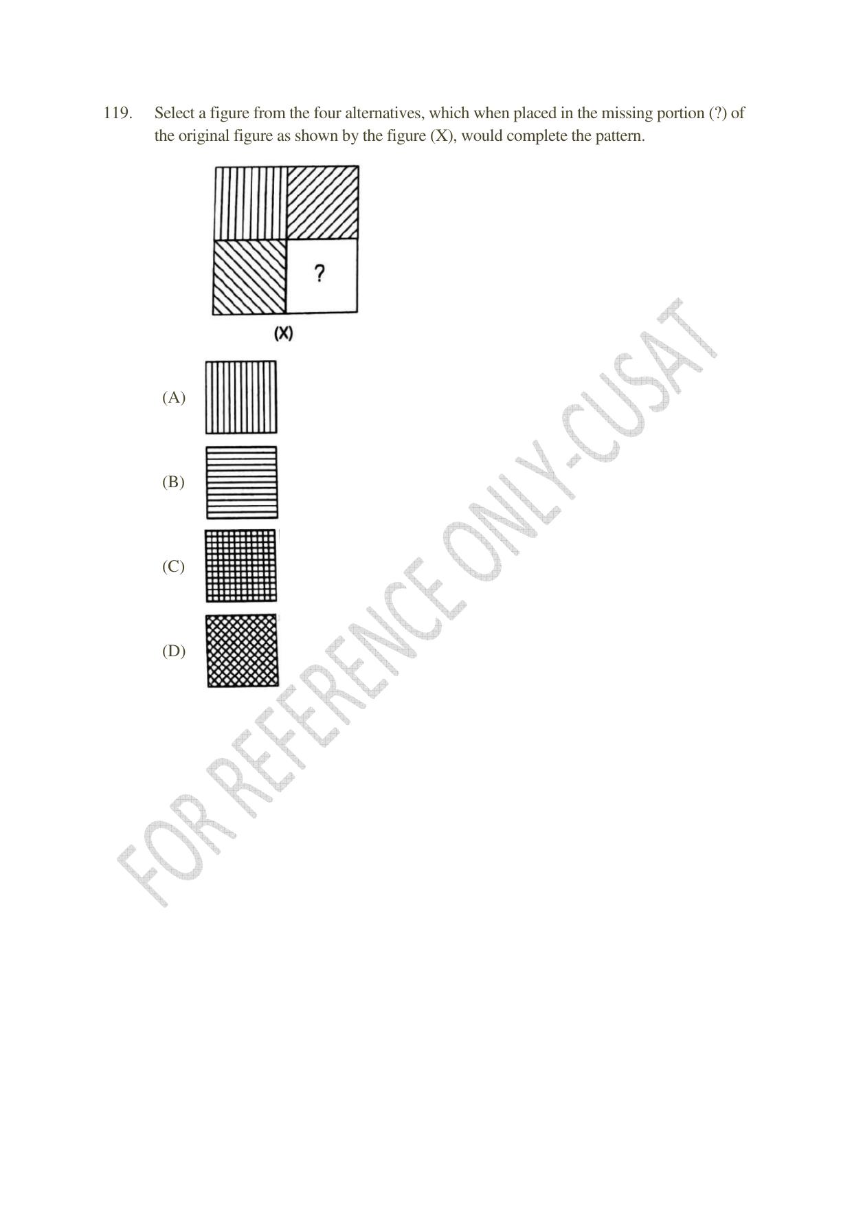 CUSAT CAT 2022 MVoc Pregramme in Mobile Phone Application Development Question Paper - Page 30