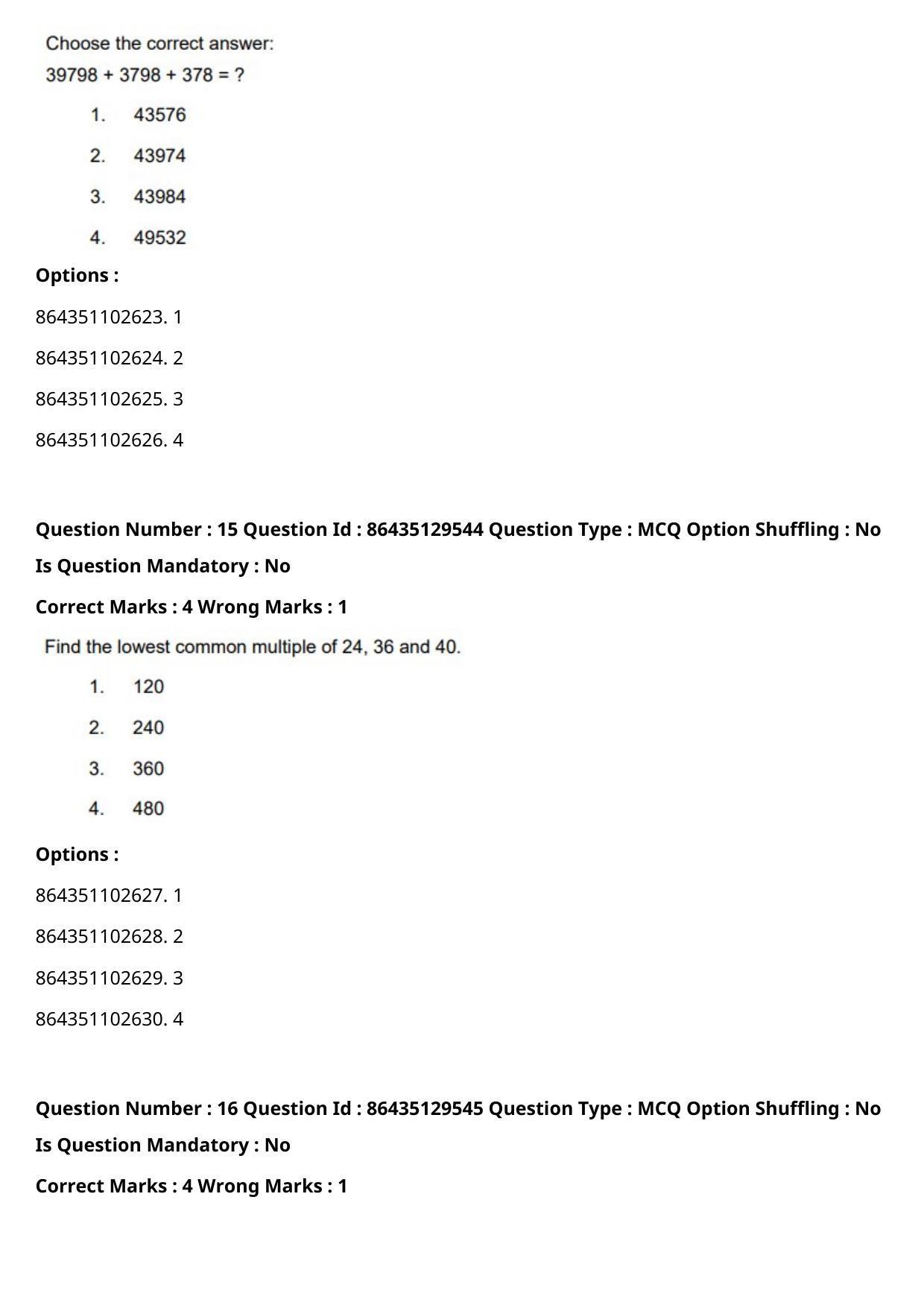 CUET PG 2021 PGQP43 Question Paper - Page 9