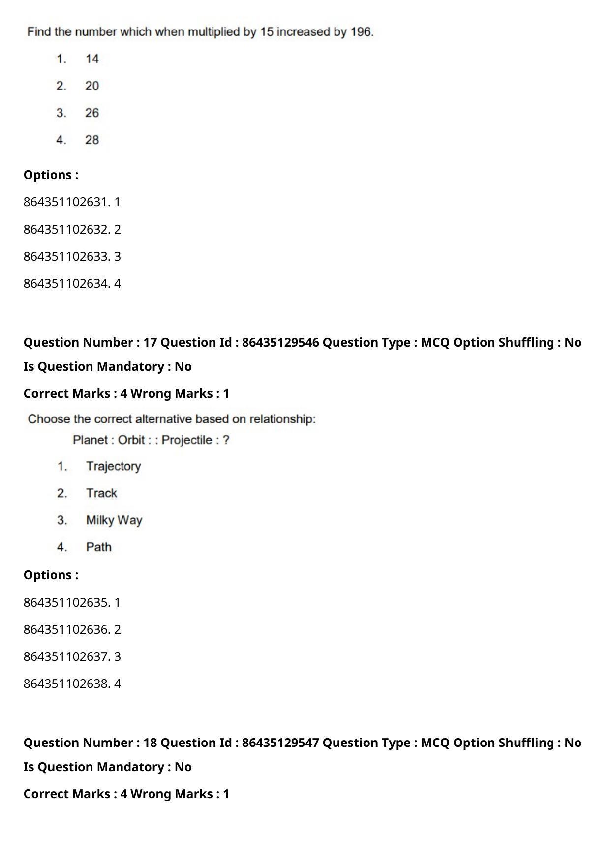 CUET PG 2021 PGQP43 Question Paper - Page 10