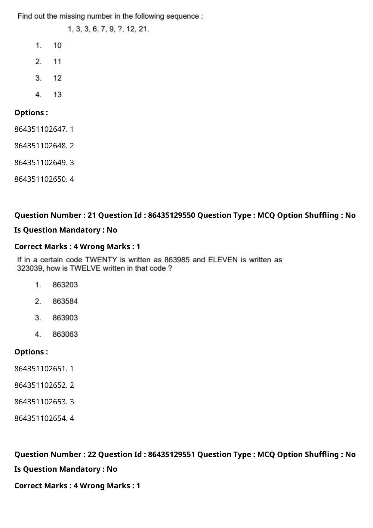 CUET PG 2021 PGQP43 Question Paper - Page 12