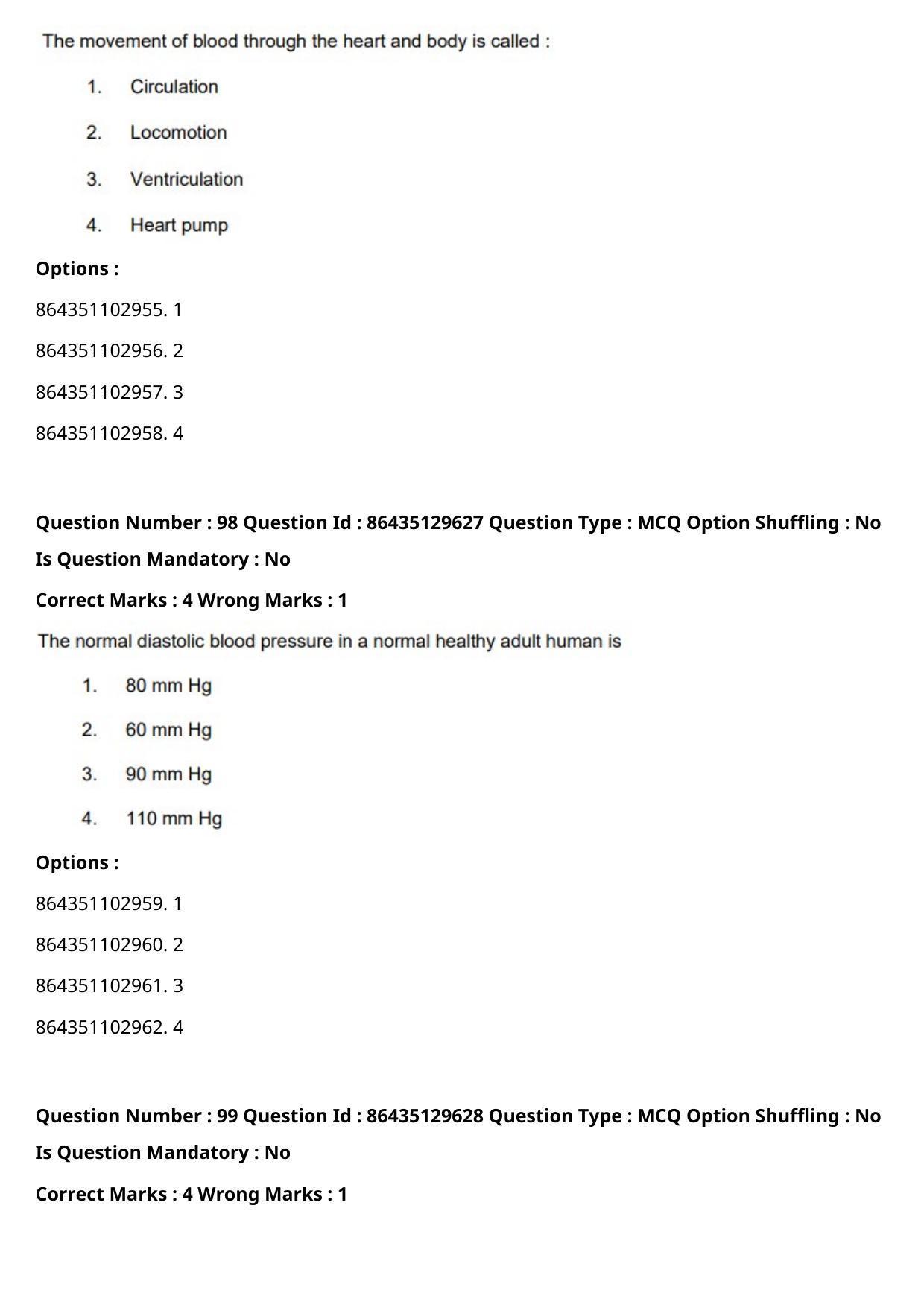 CUET PG 2021 PGQP43 Question Paper - Page 51